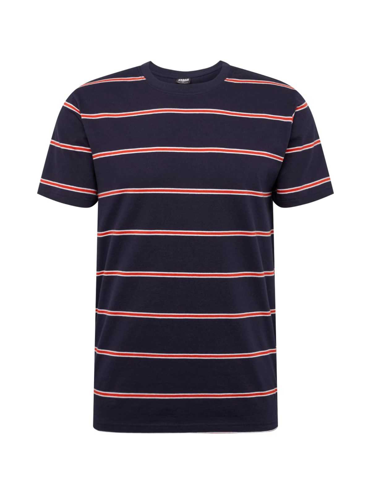 Urban Classics Majica  temno modra / rdeča / bela