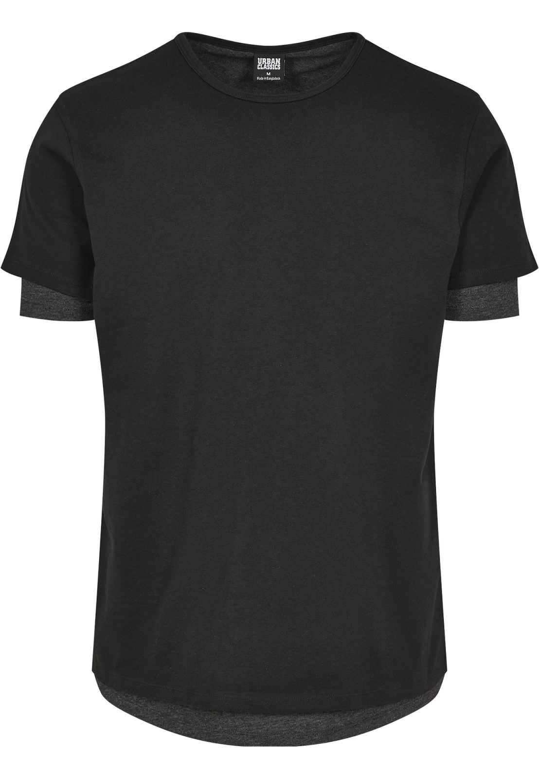 Urban Classics Majica  temno siva / črna