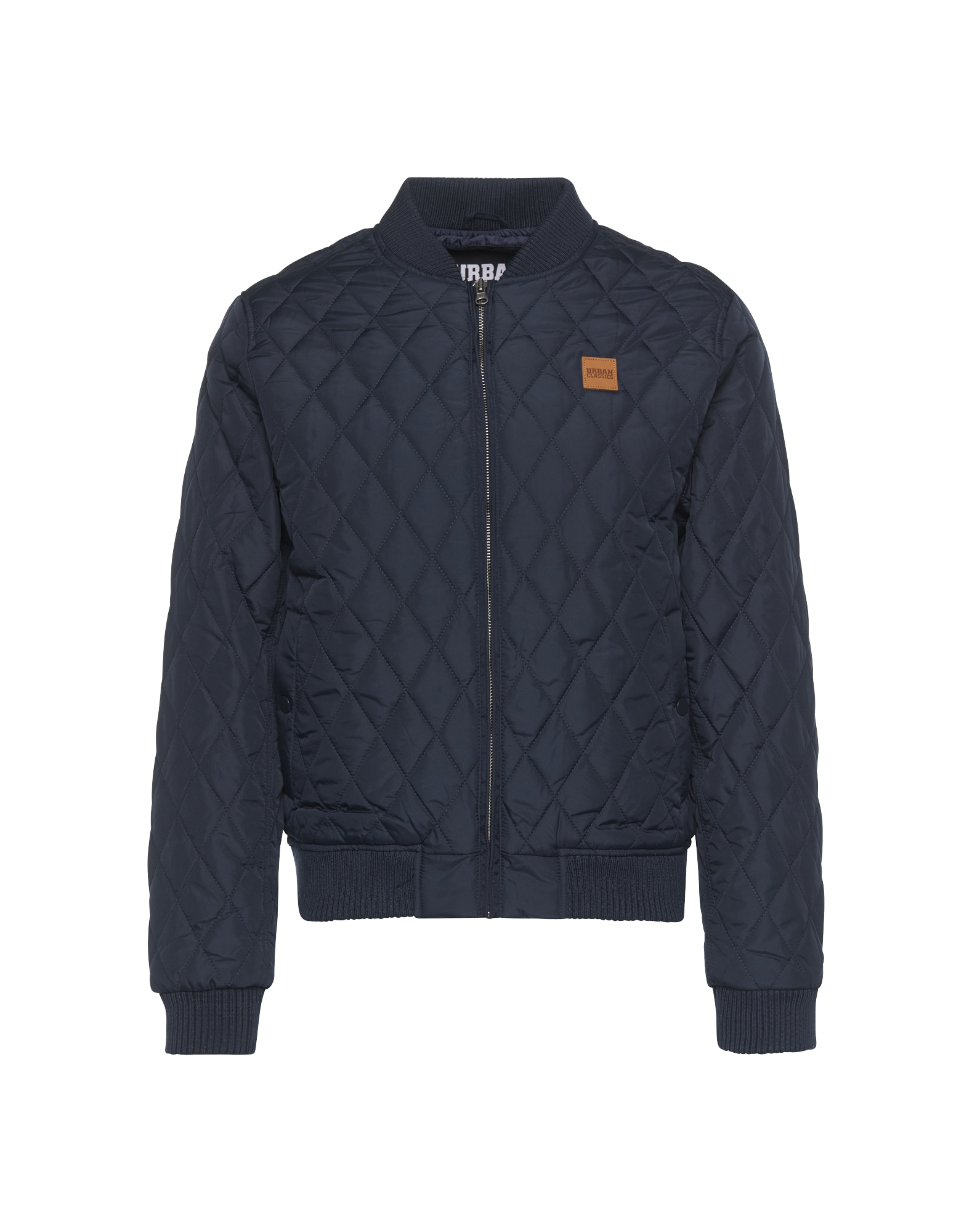 Urban Classics Prehodna jakna 'Diamond Quilt'  mornarska
