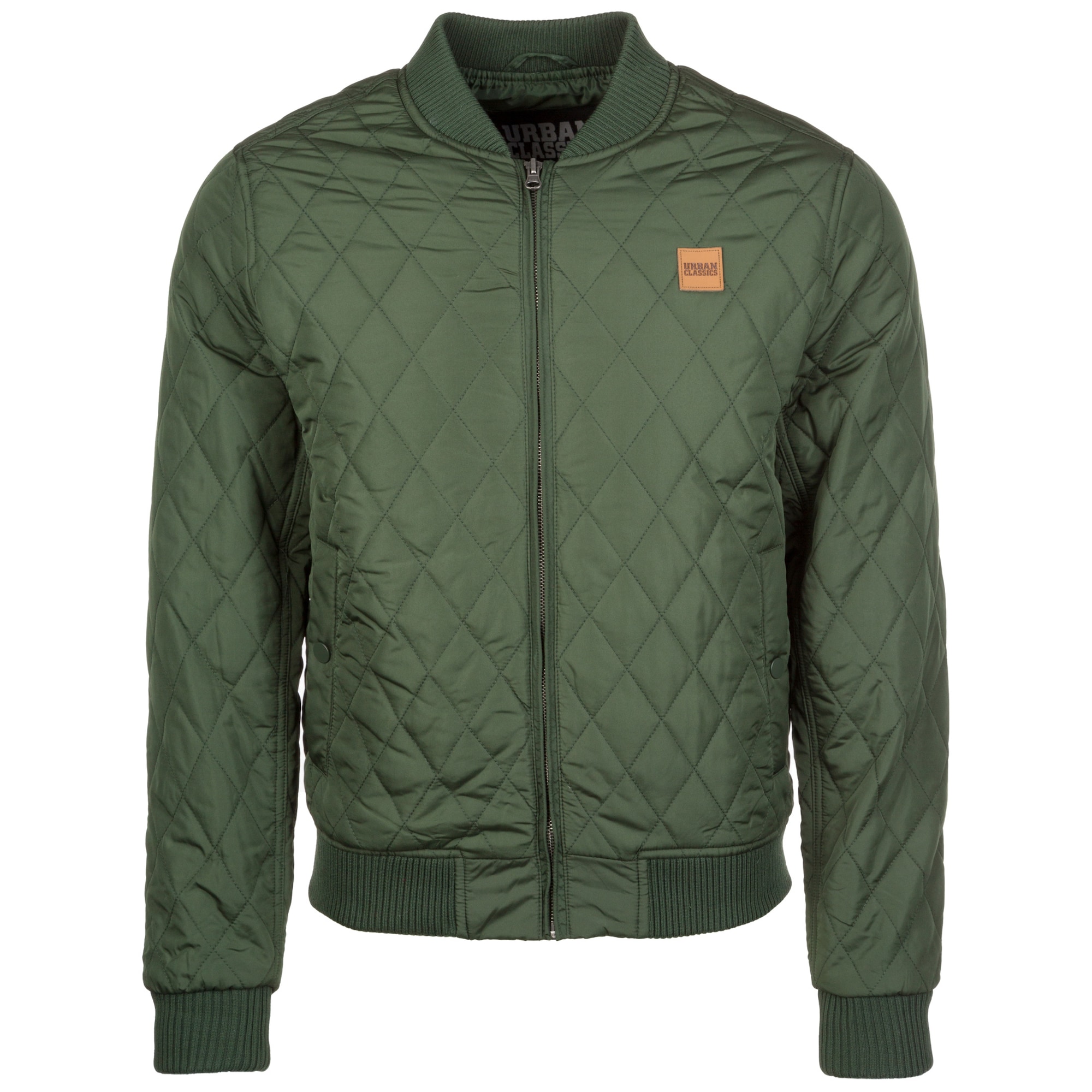Urban Classics Prehodna jakna 'Diamond Quilt'  oliva