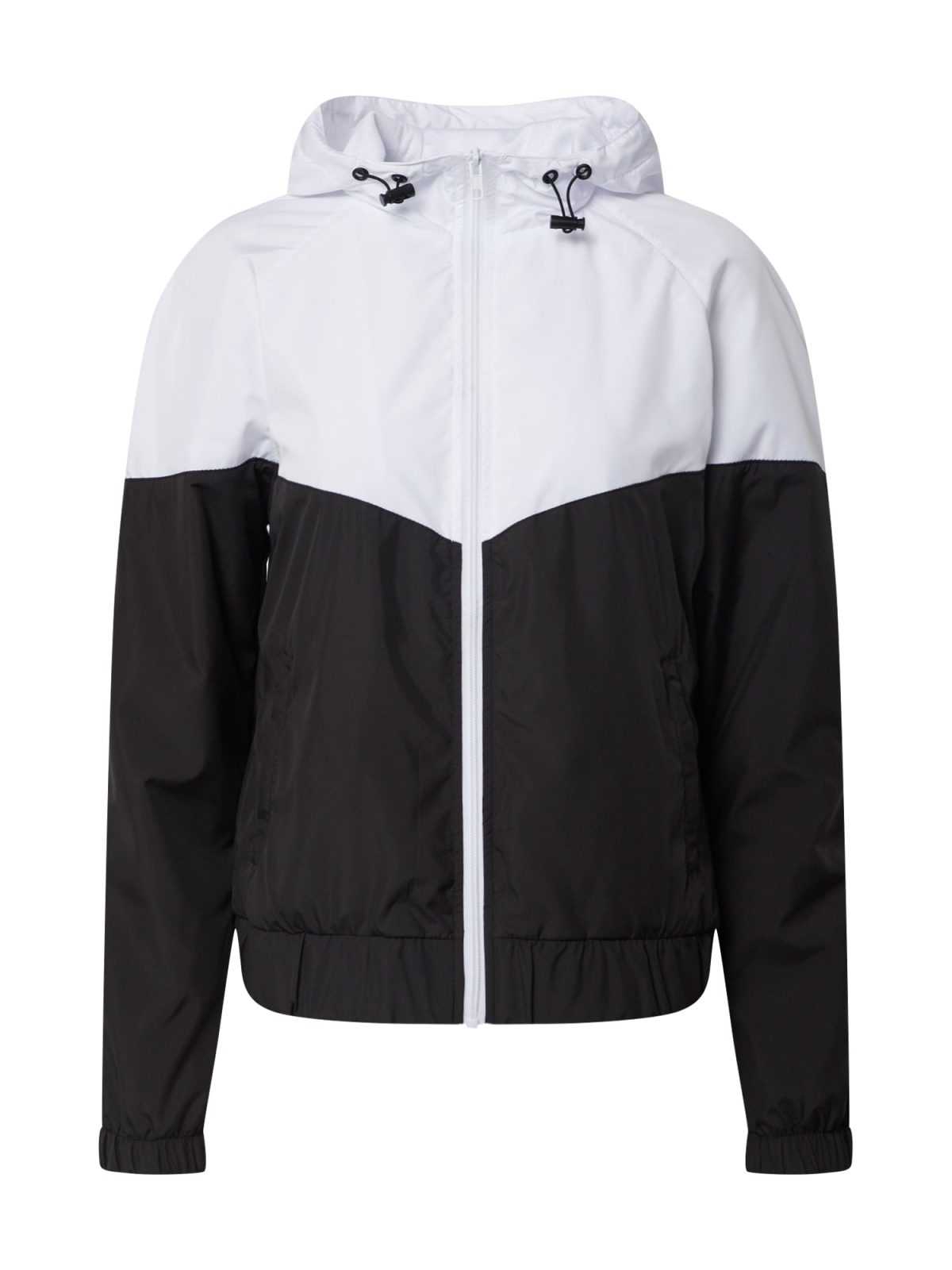 Urban Classics Prehodna jakna  črna / bela