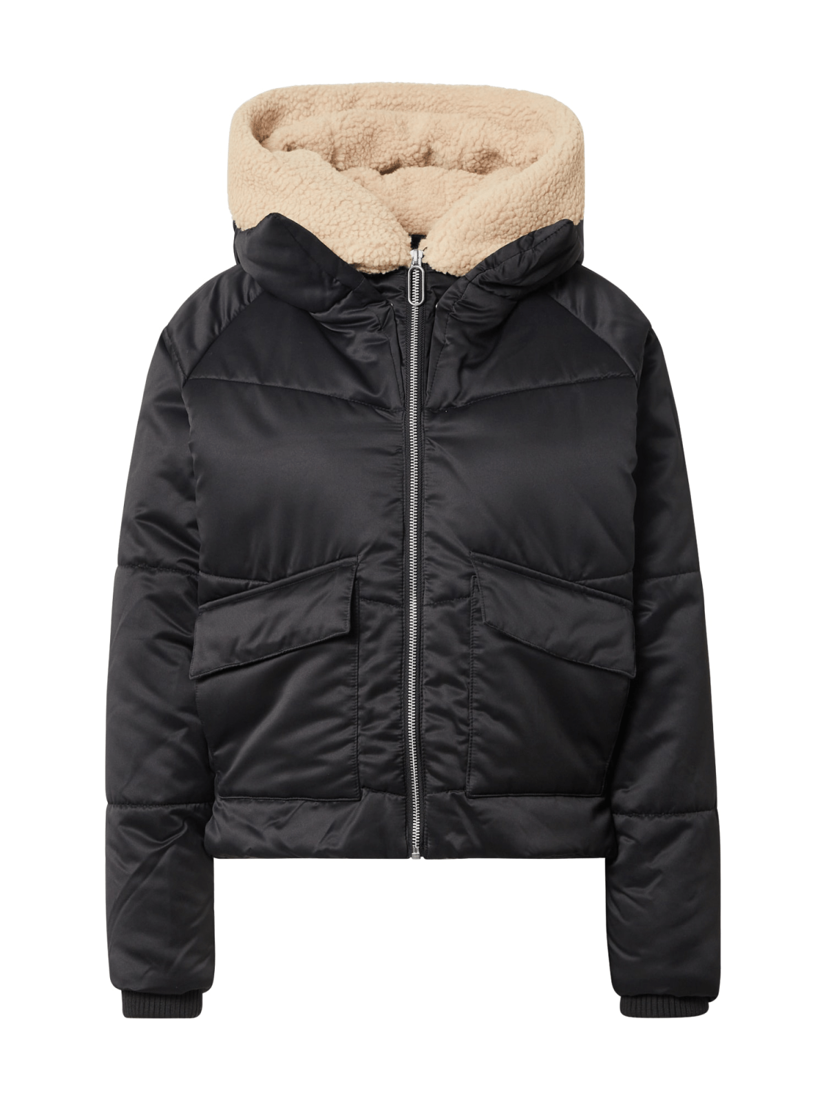 Urban Classics Prehodna jakna  pesek / črna