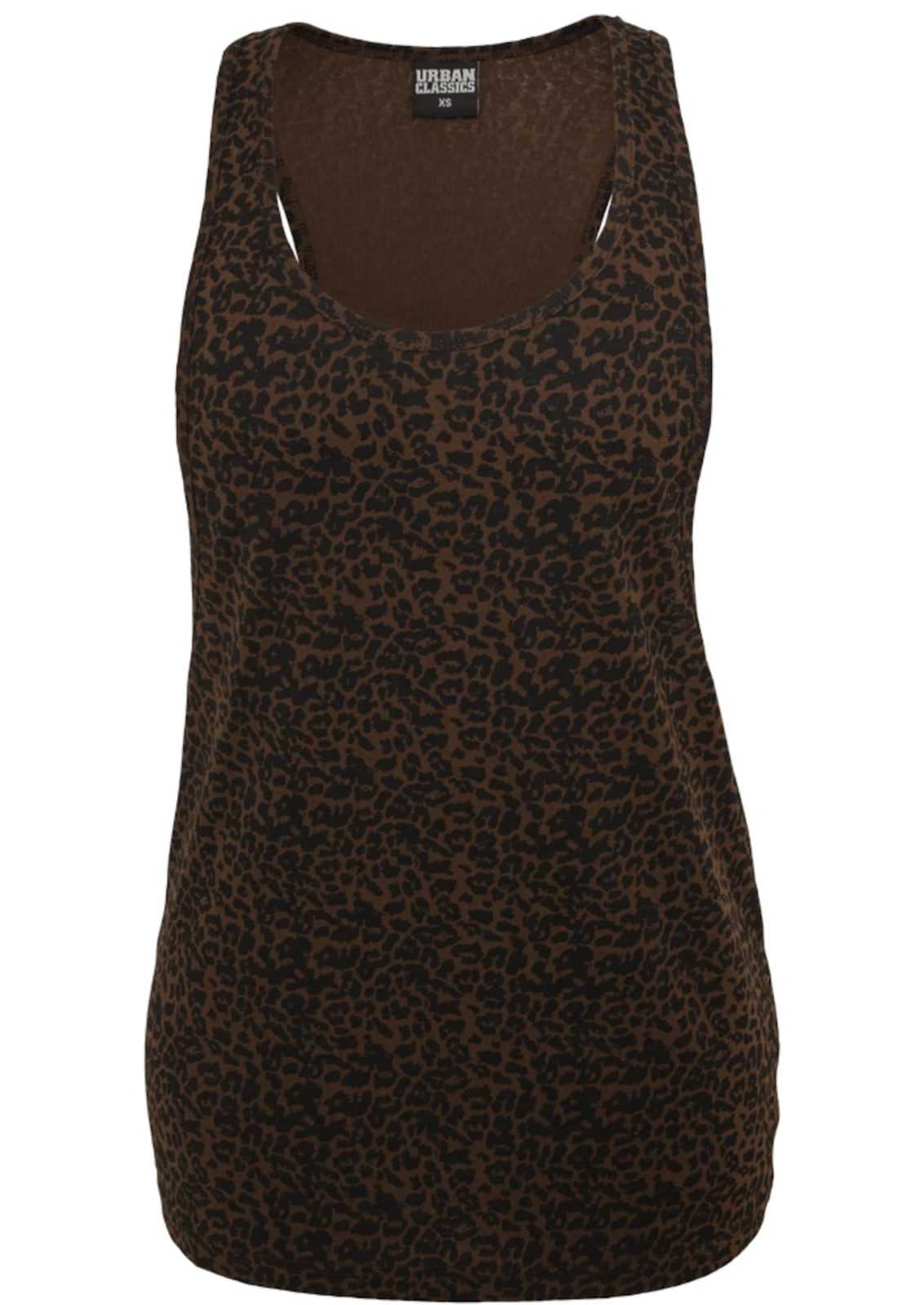 Urban Classics Top  rjava / črna