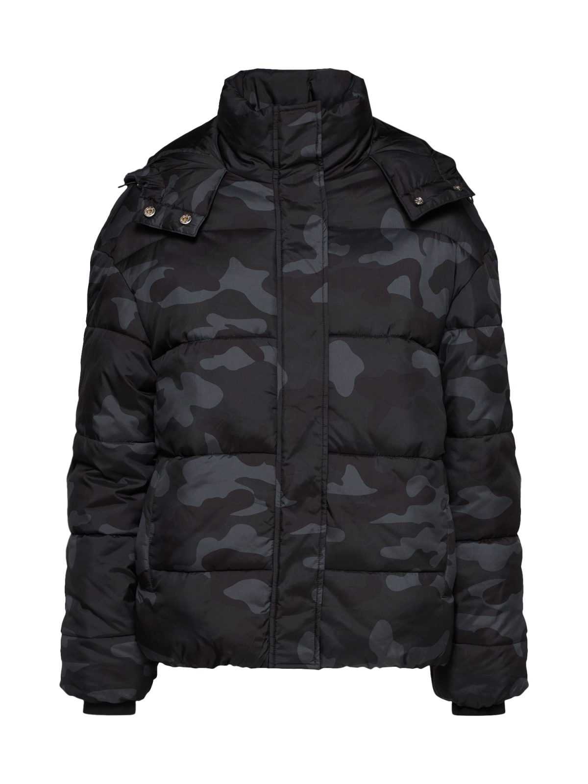 Urban Classics Zimska jakna  siva / črna