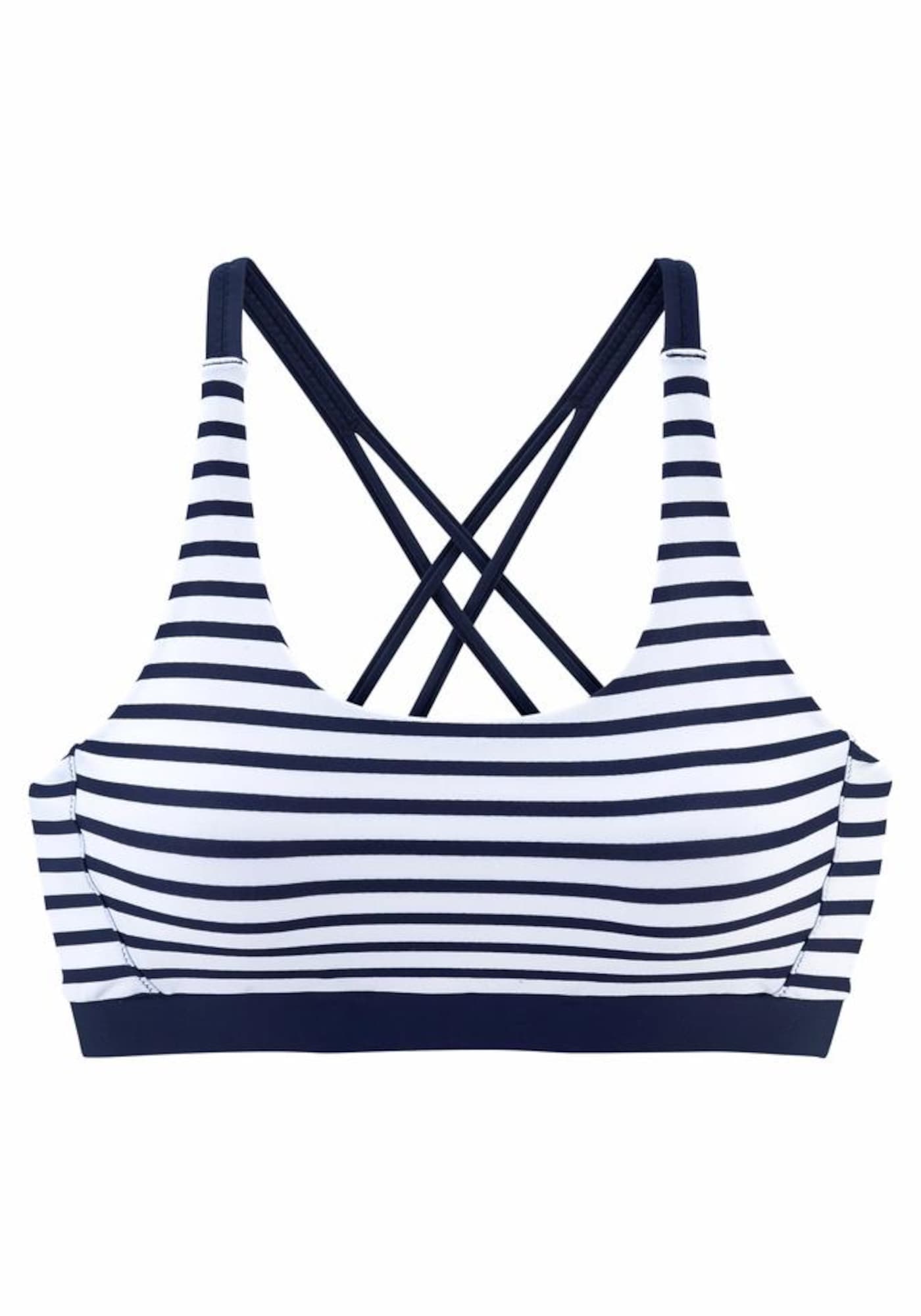 VENICE BEACH Bikini zgornji del 'Summer'  mornarska / bela