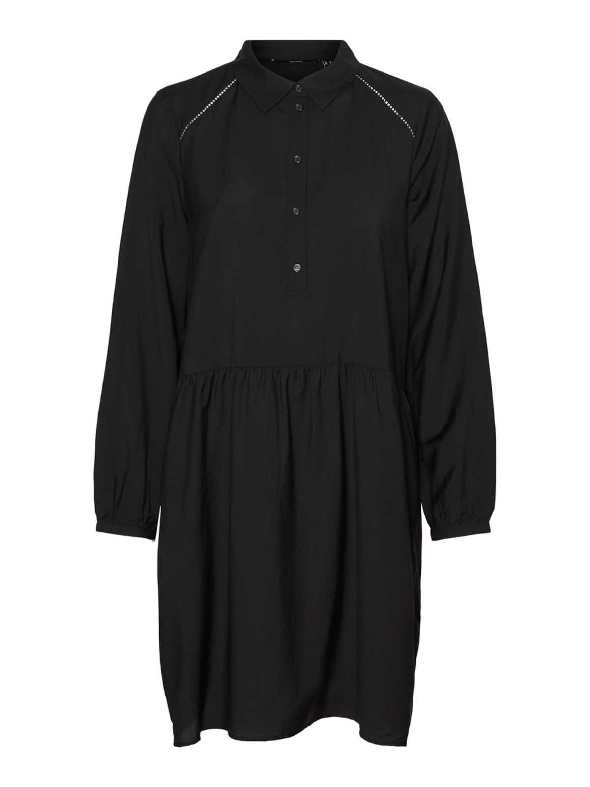 VERO MODA Dolga srajca 'Fay'  črna