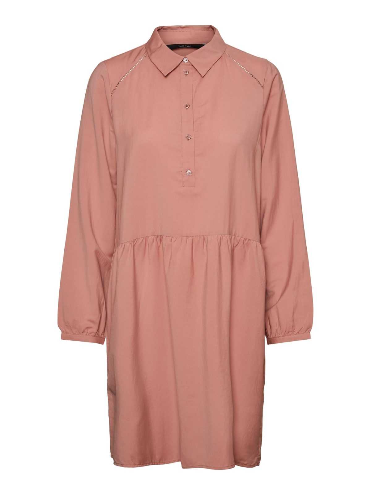 VERO MODA Dolga srajca 'Fay'  staro roza