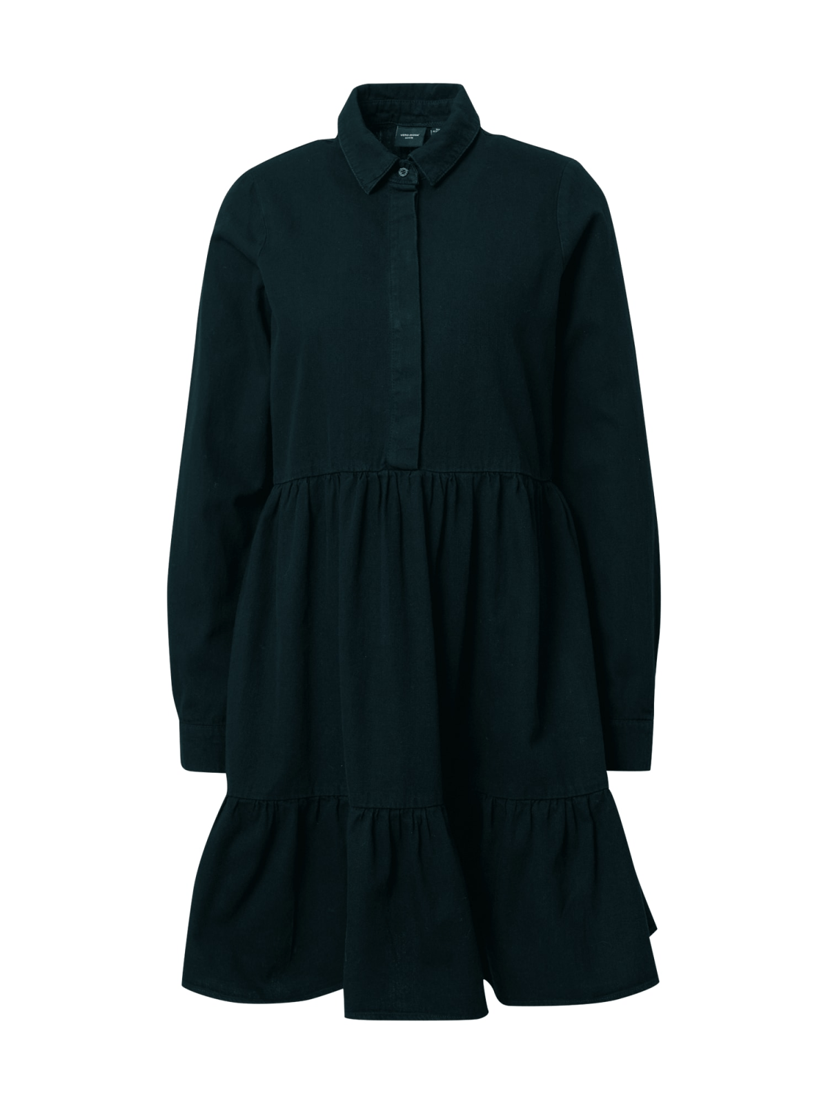 VERO MODA Dolga srajca 'MARIA'  črn denim