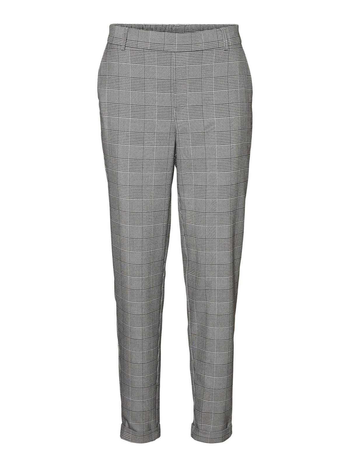 VERO MODA Hlače 'Maya'  siva / antracit / bela