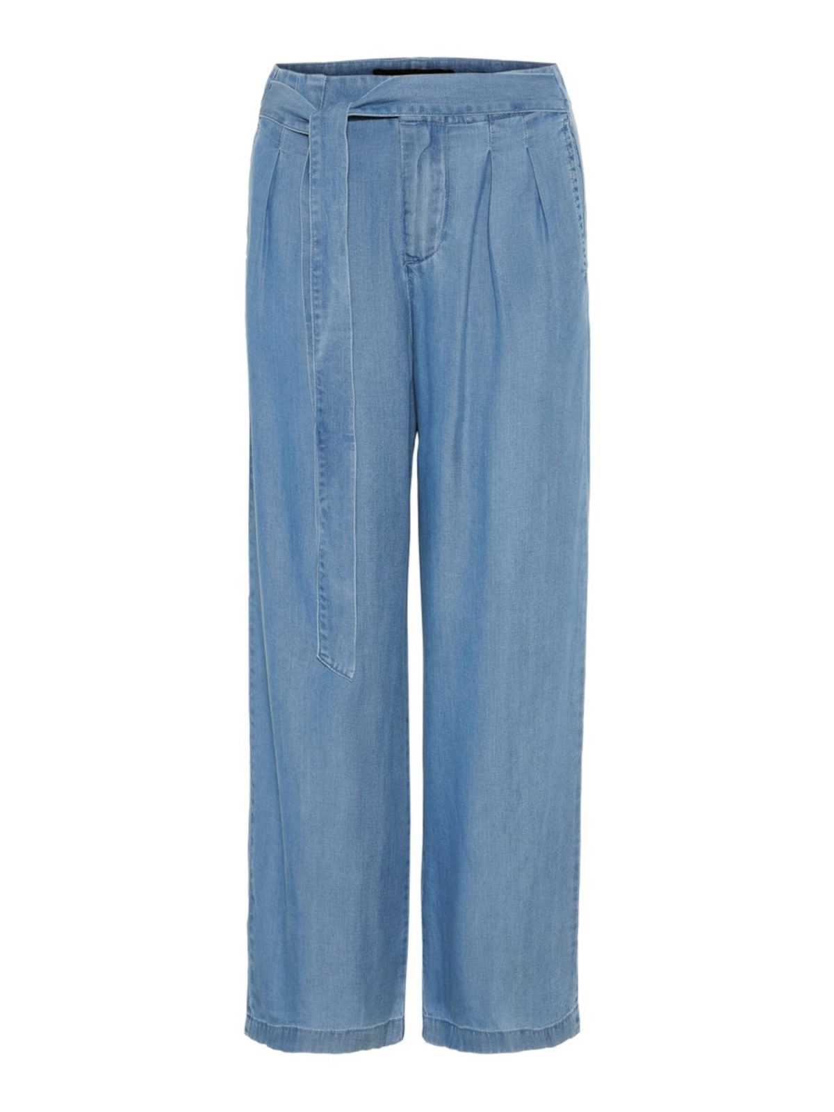 VERO MODA Hlače  dimno modra