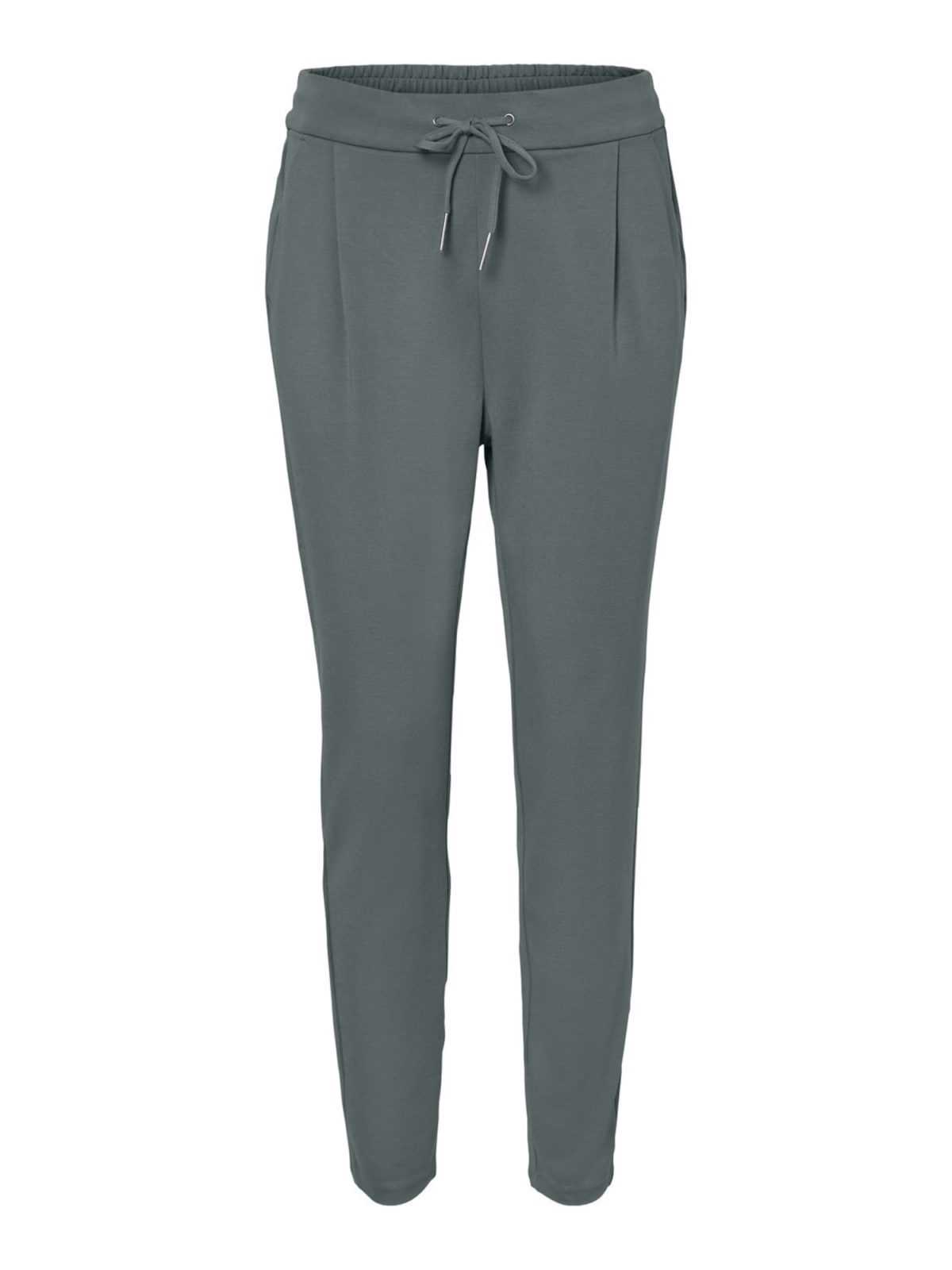 VERO MODA Hlače z naborki 'Eva'  zelena