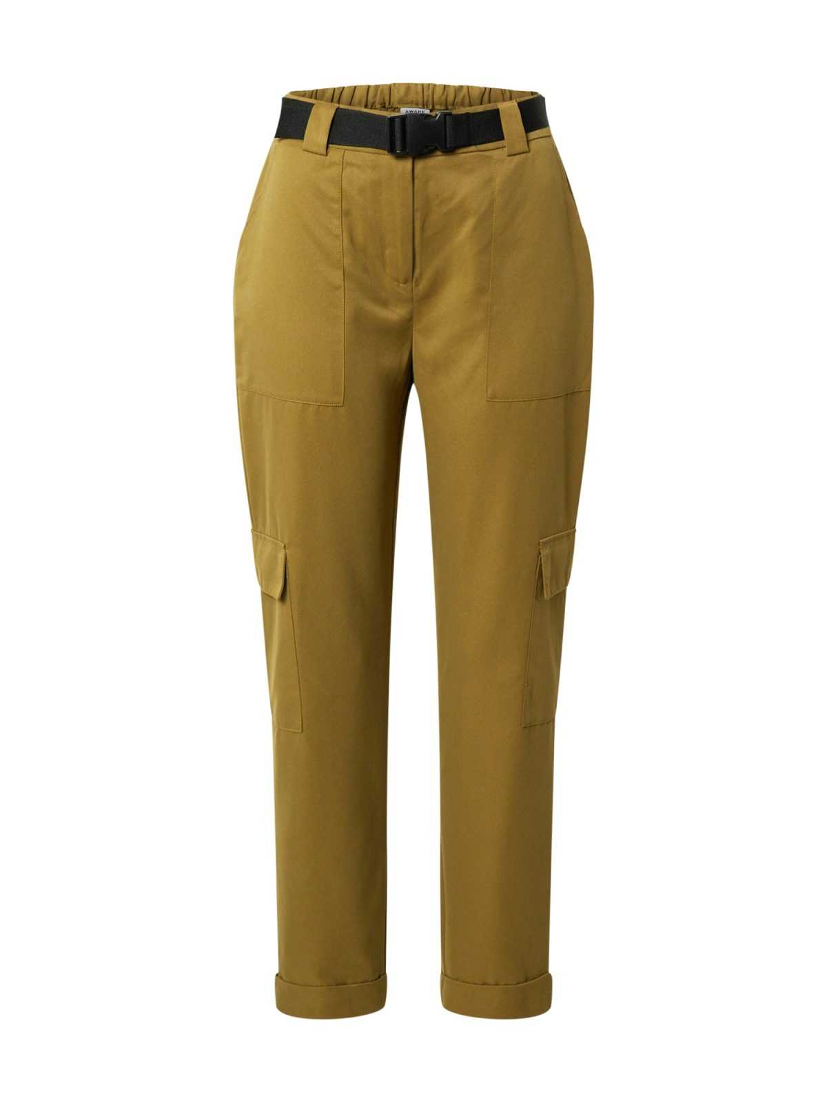 VERO MODA Kargo hlače  oliva / črna