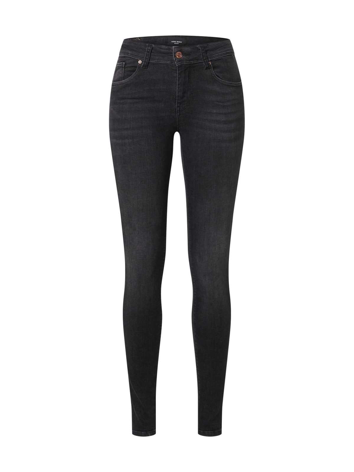 VERO MODA Kavbojke 'Lux'  črn denim