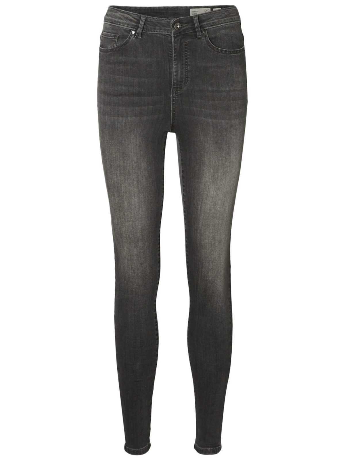 VERO MODA Kavbojke 'SOPHIA'  siv denim / bela