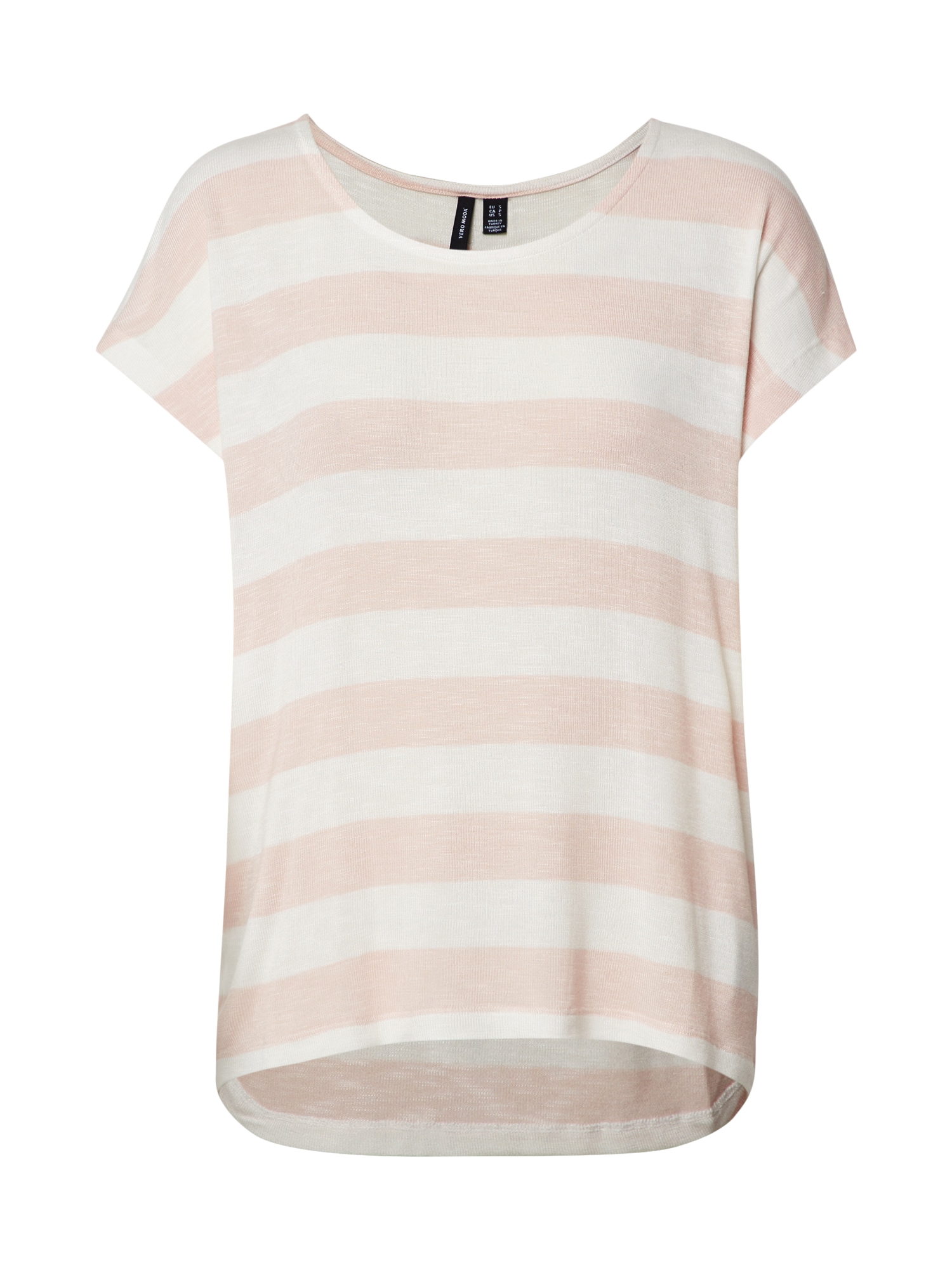 VERO MODA Majica  roza / bela
