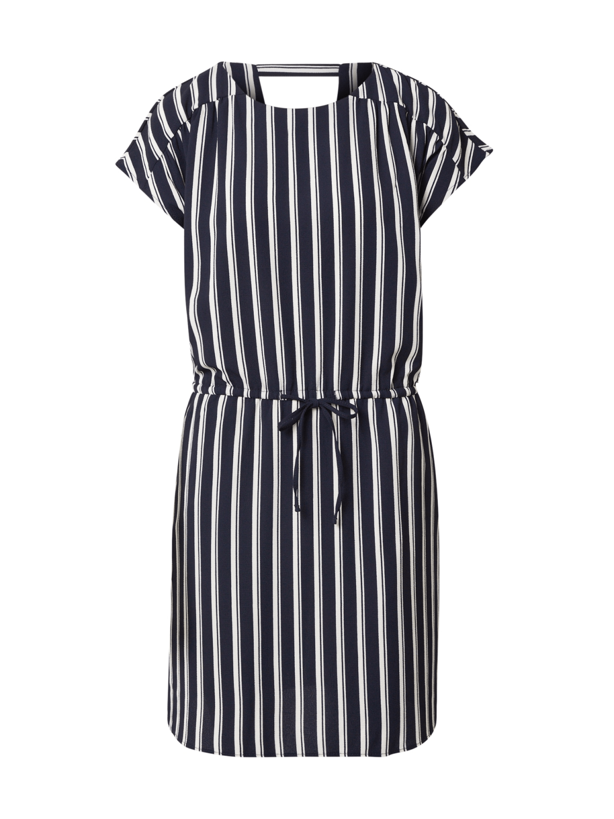 VERO MODA Obleka 'Sasha Bali'  mornarska / bela