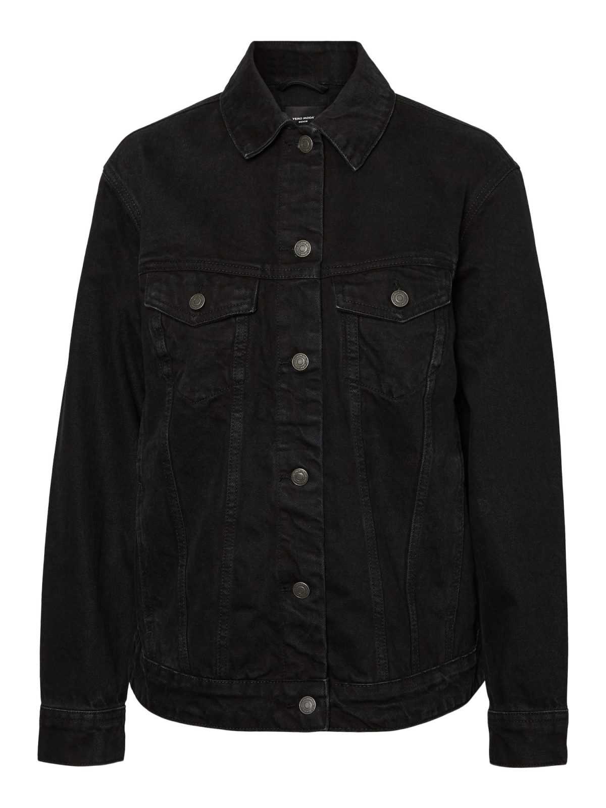 VERO MODA Prehodna jakna 'Katrina'  črn denim