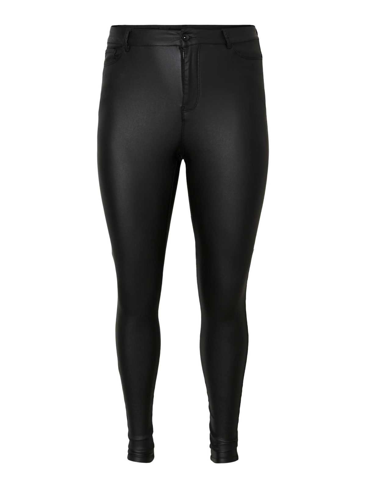 Vero Moda Curve Hlače 'Lora'  črna