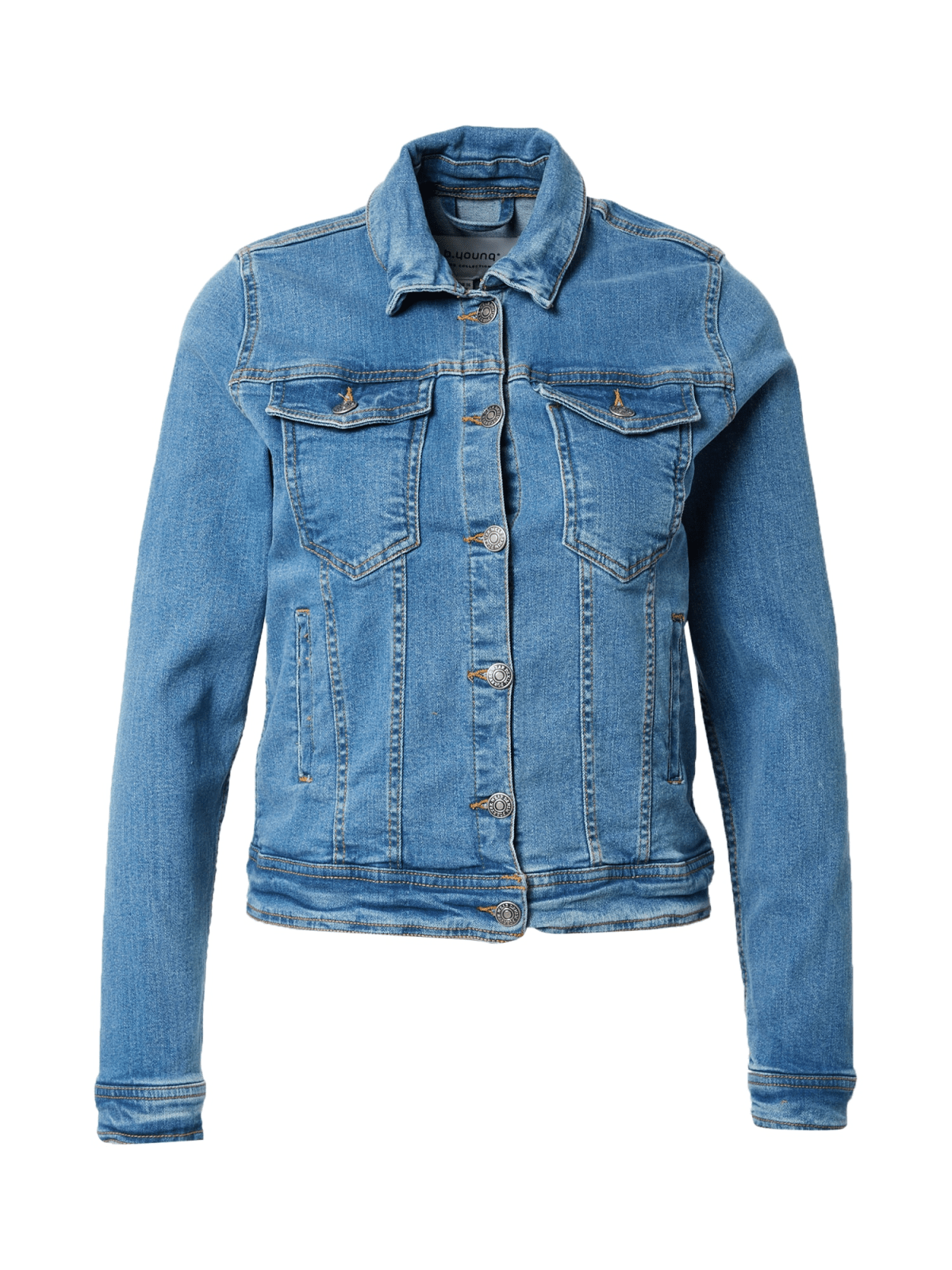 b.young Prehodna jakna  moder denim