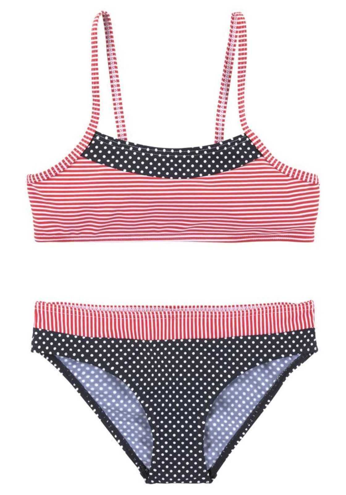 s.Oliver Bikini  mornarska / temno rdeča / bela