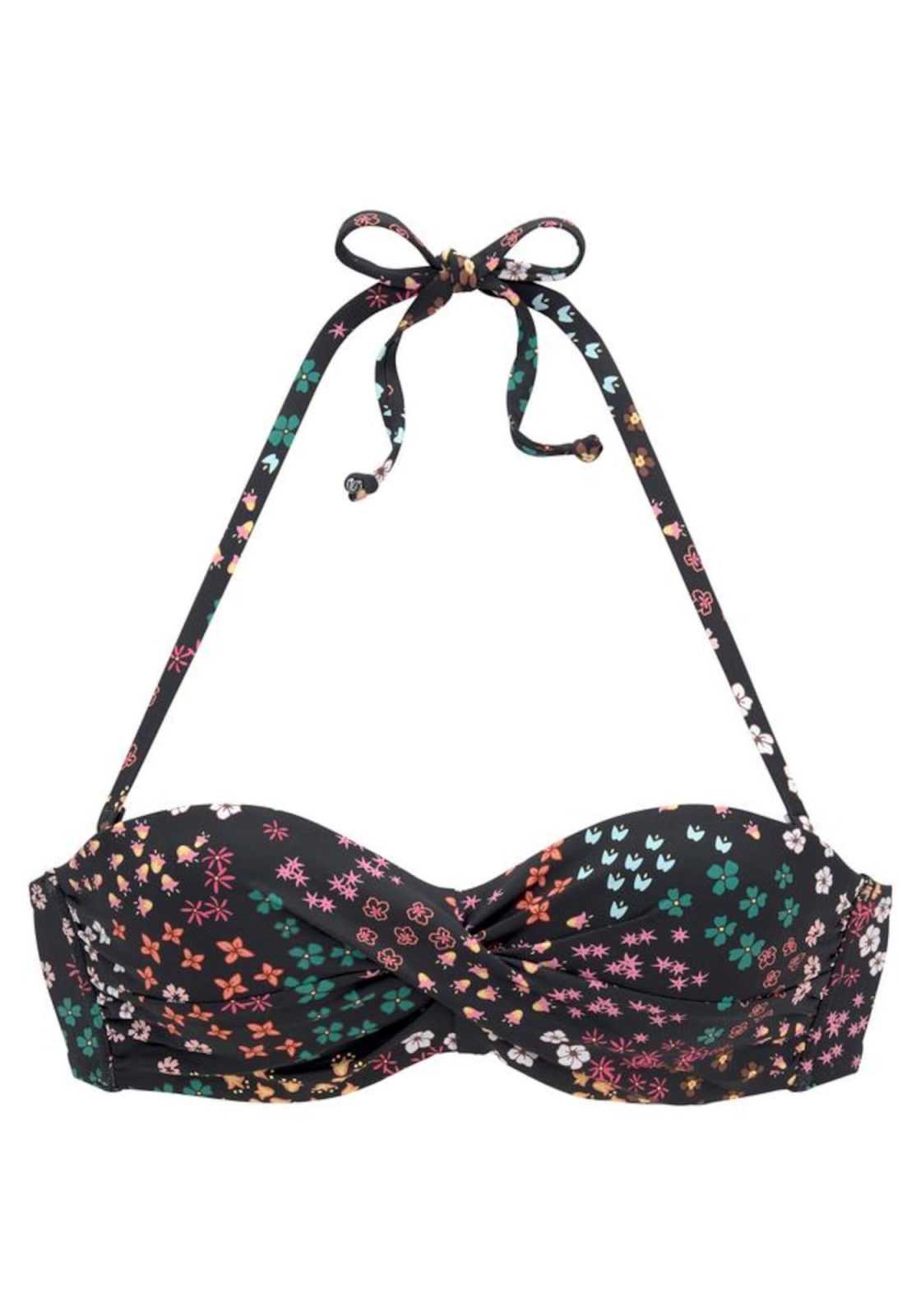 s.Oliver Bikini zgornji del 'Milly'  mešane barve / črna