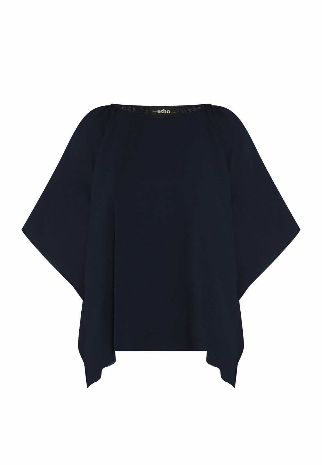 usha BLACK LABEL Bluza  kobalt modra