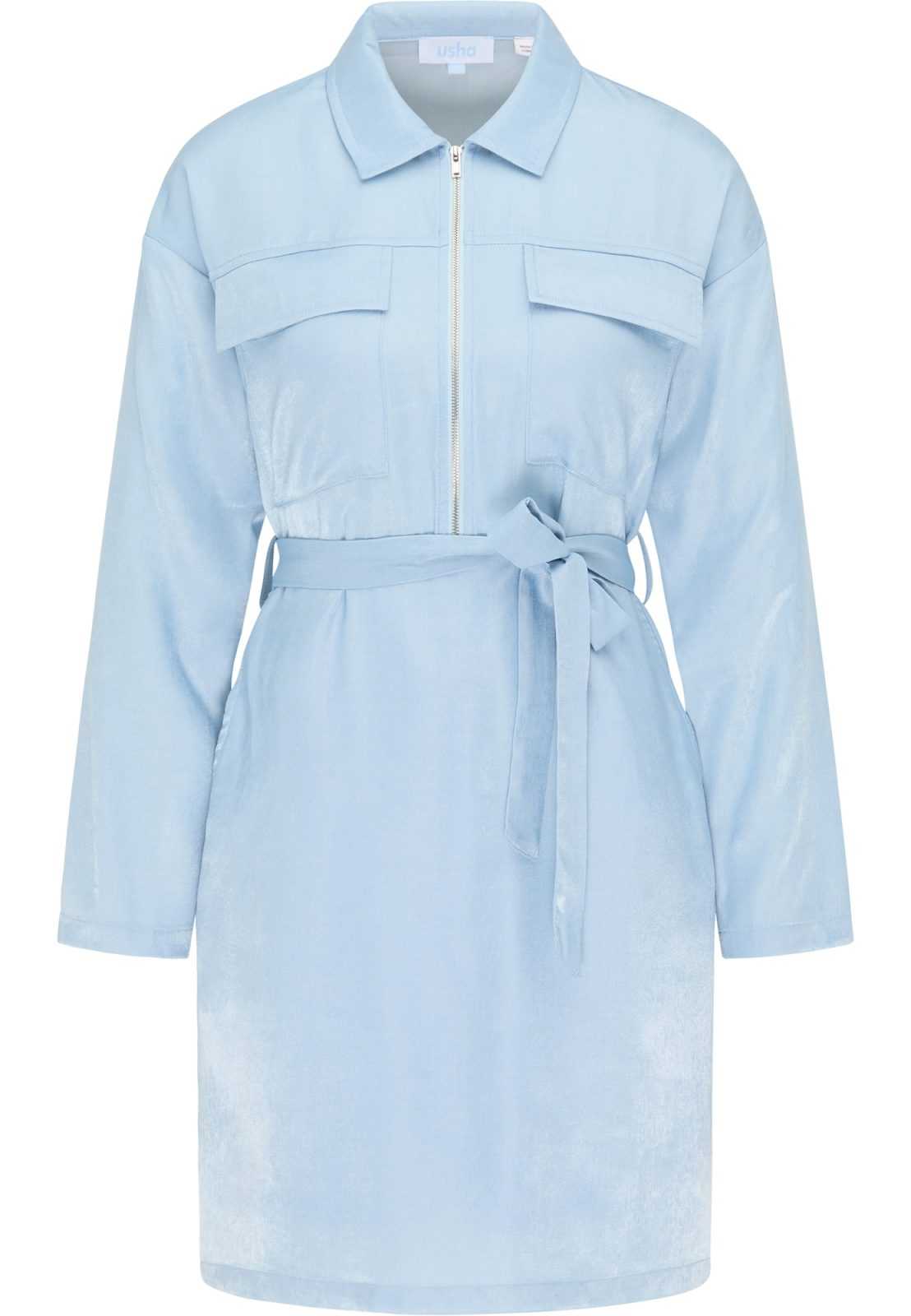 usha BLUE LABEL Dolga srajca  svetlo modra