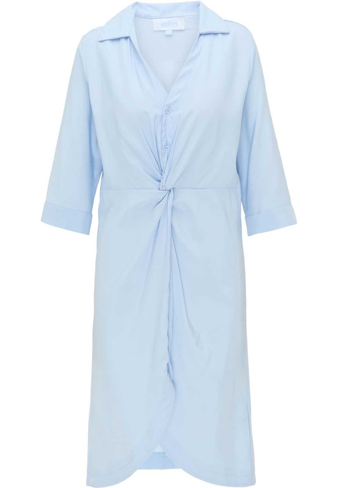 usha BLUE LABEL Dolga srajca  svetlo modra