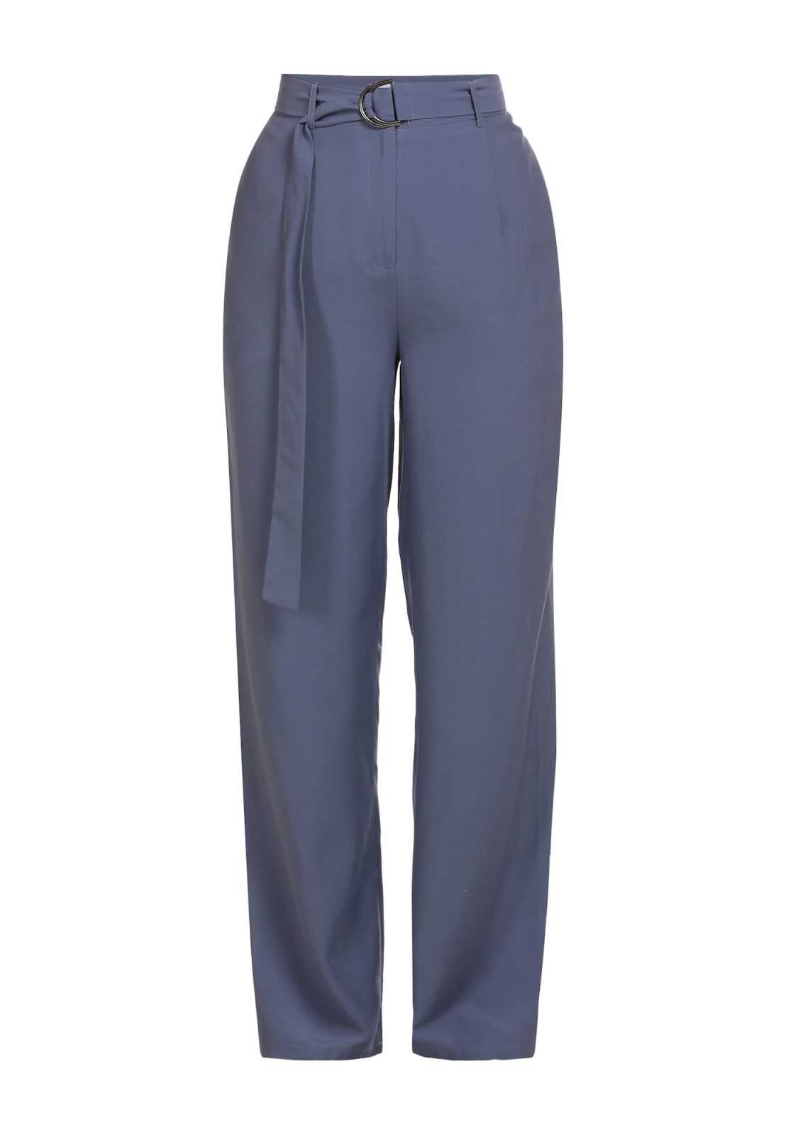 usha BLUE LABEL Hlače  golobje modra