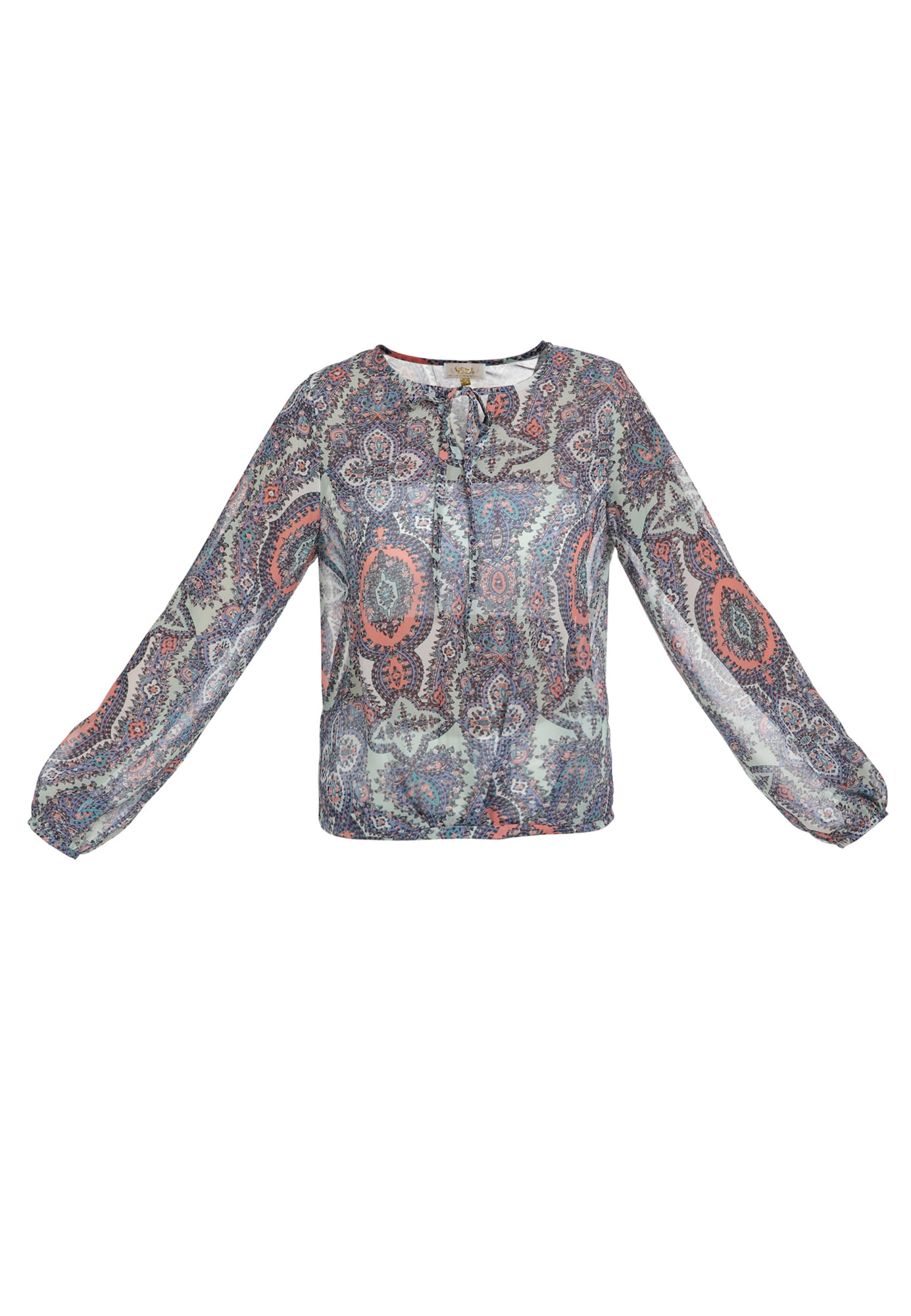 usha FESTIVAL Bluza  svetlo modra / mešane barve