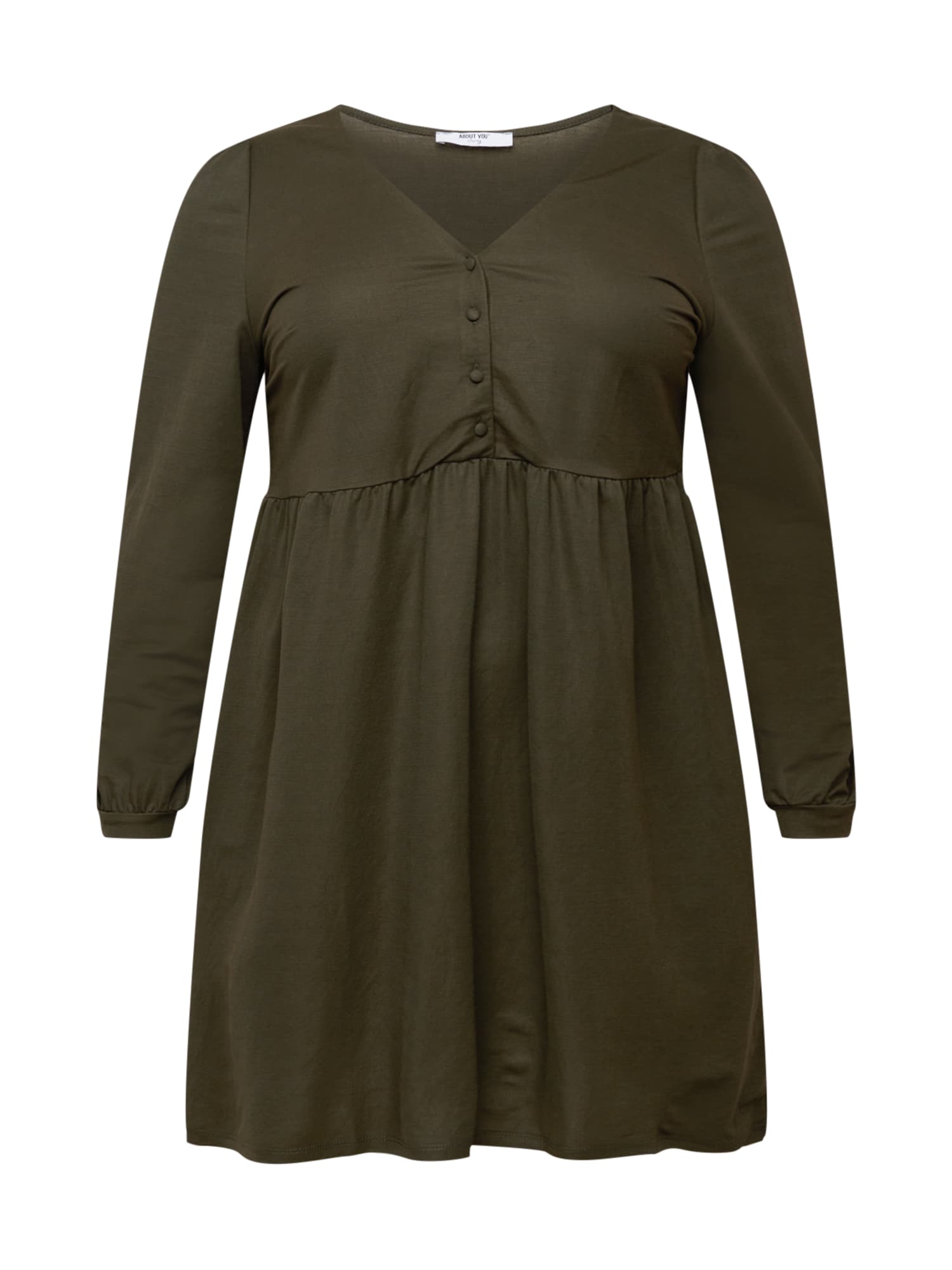 ABOUT YOU Curvy Dolga srajca 'Elva'  temno zelena