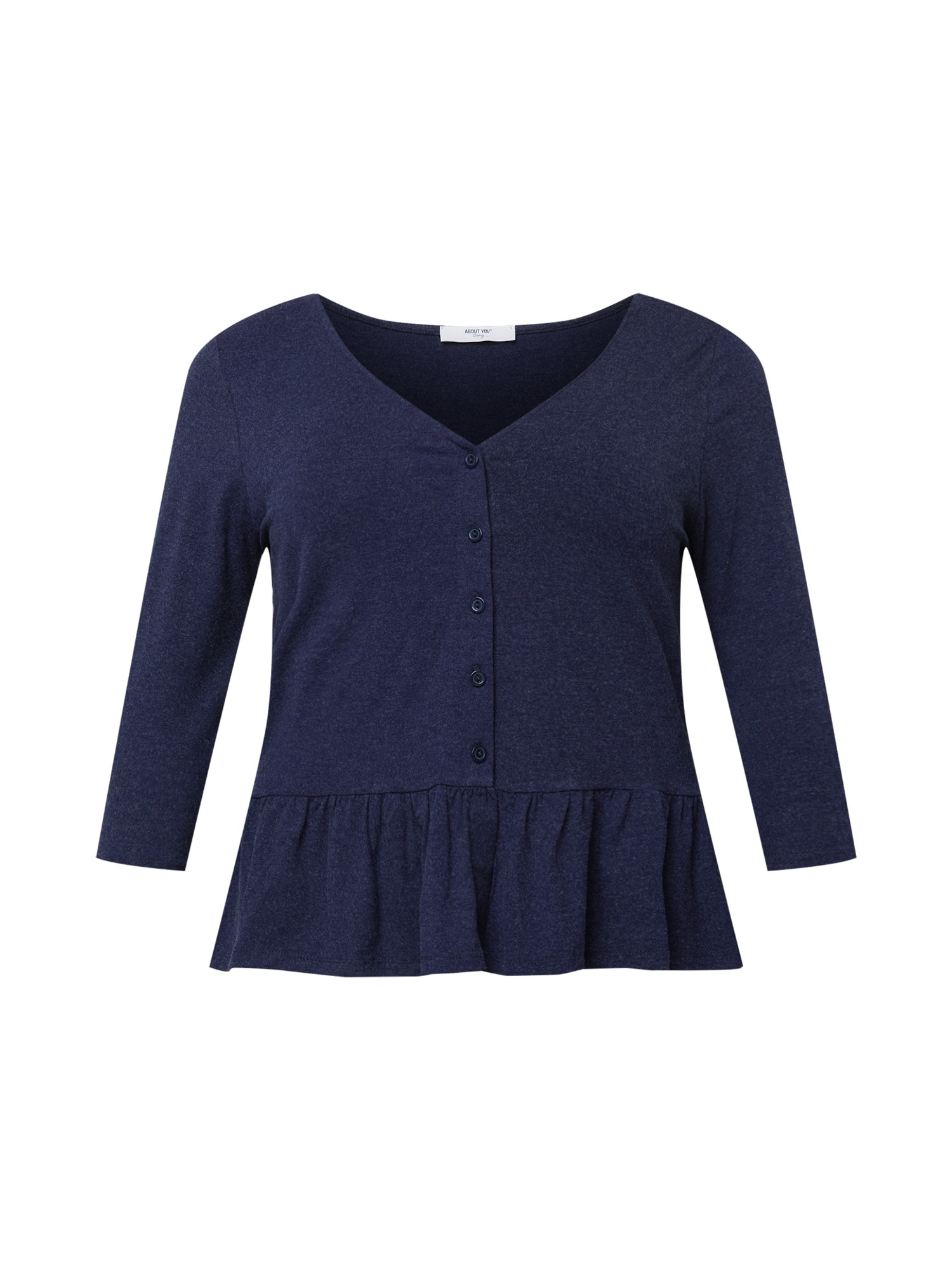 ABOUT YOU Curvy Majica 'Ivana'  temno modra