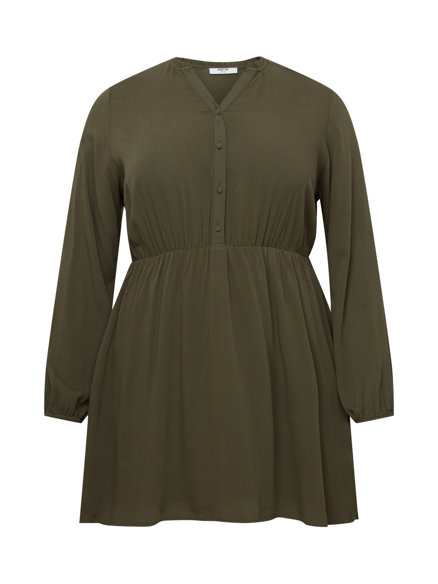 ABOUT YOU Curvy Obleka 'Elenie'  temno zelena