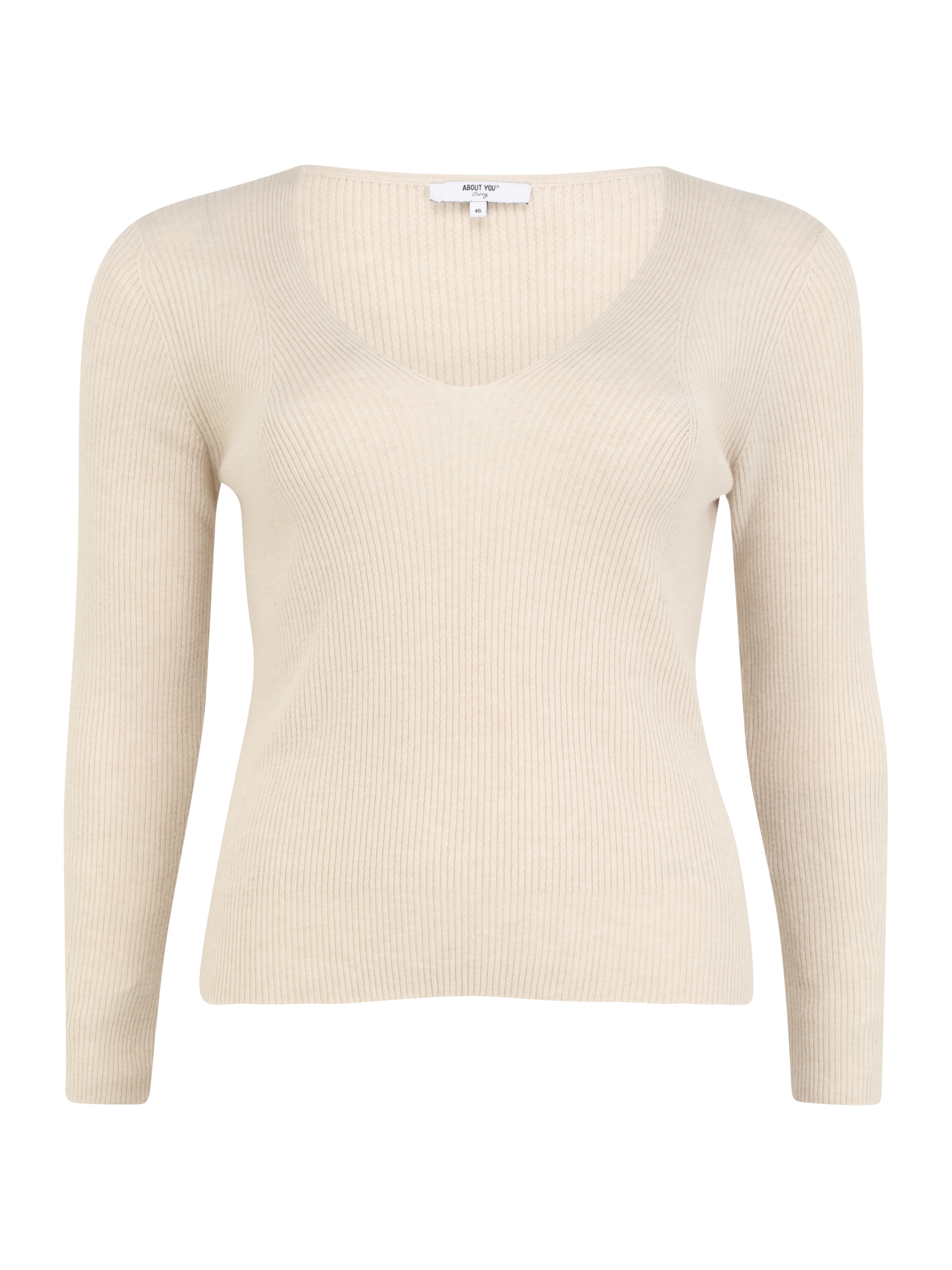 ABOUT YOU Curvy Pulover 'Orelia'  kremna