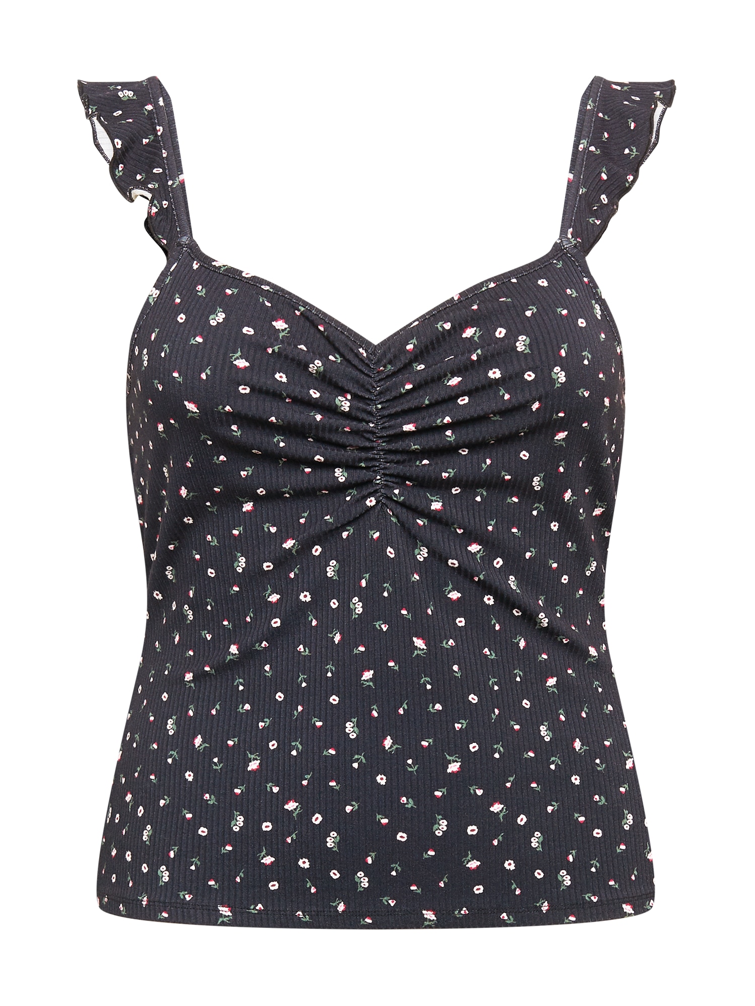 ABOUT YOU Curvy Top 'Hale'  zelena / roza / črna / bela