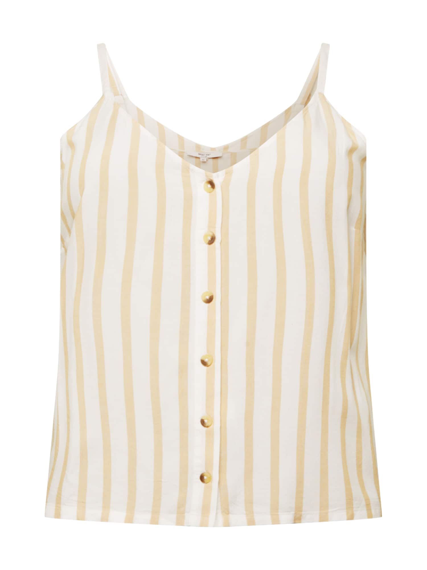 ABOUT YOU Curvy Top 'Sena '  bež / bela