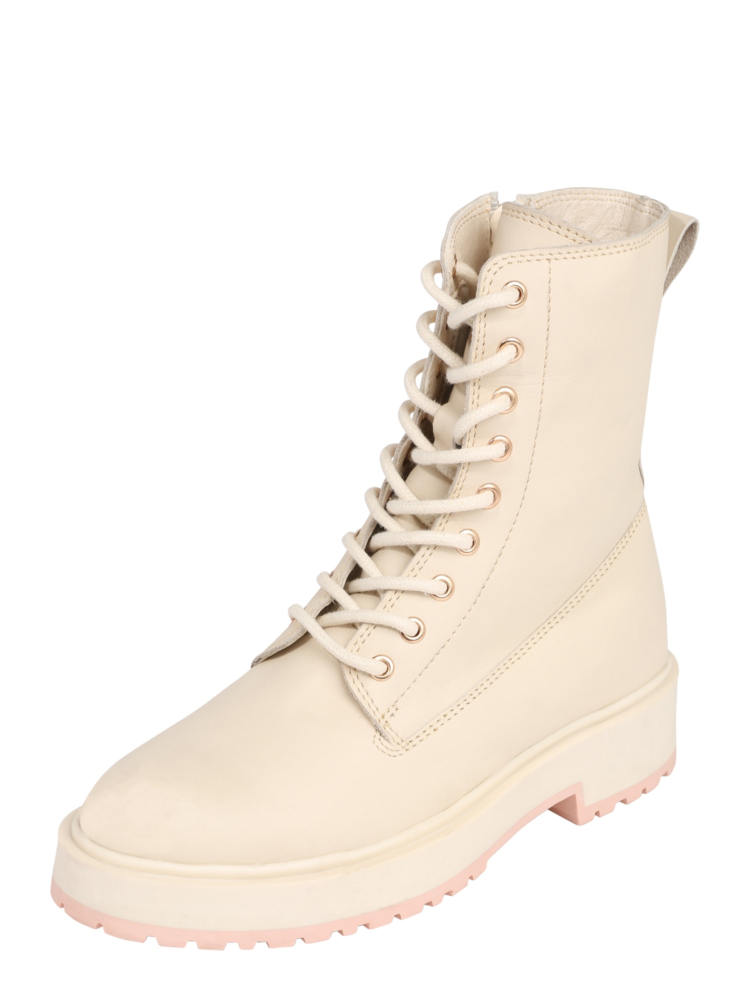 ABOUT YOU Gležnarji z vezalkami 'Inga Boots'  bež