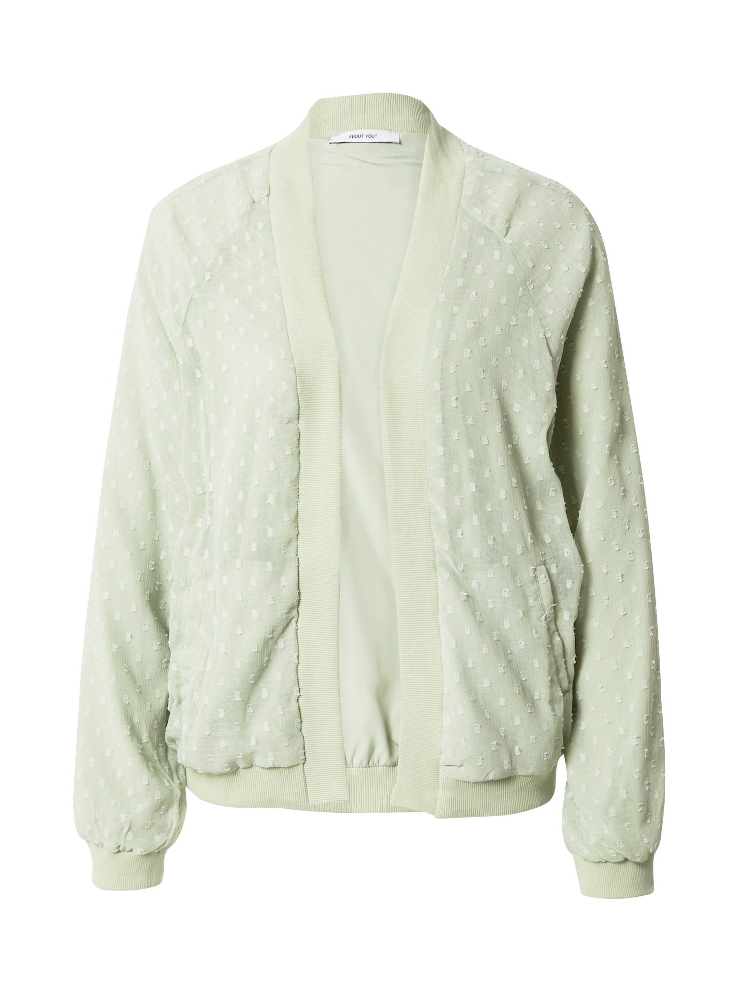 ABOUT YOU Prehodna jakna 'Lili'  pastelno zelena