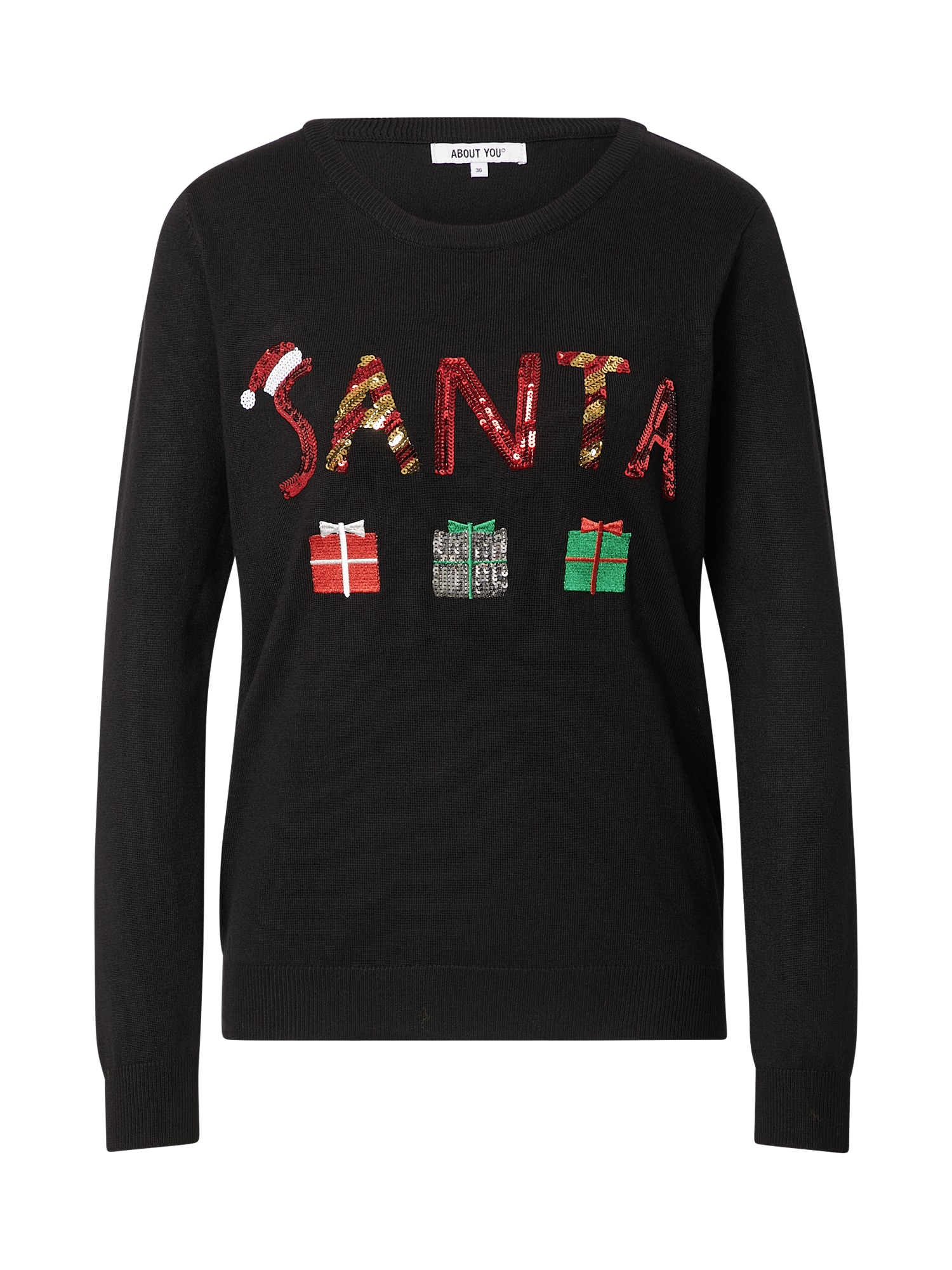 ABOUT YOU Pulover 'Sina Christmas'  črna