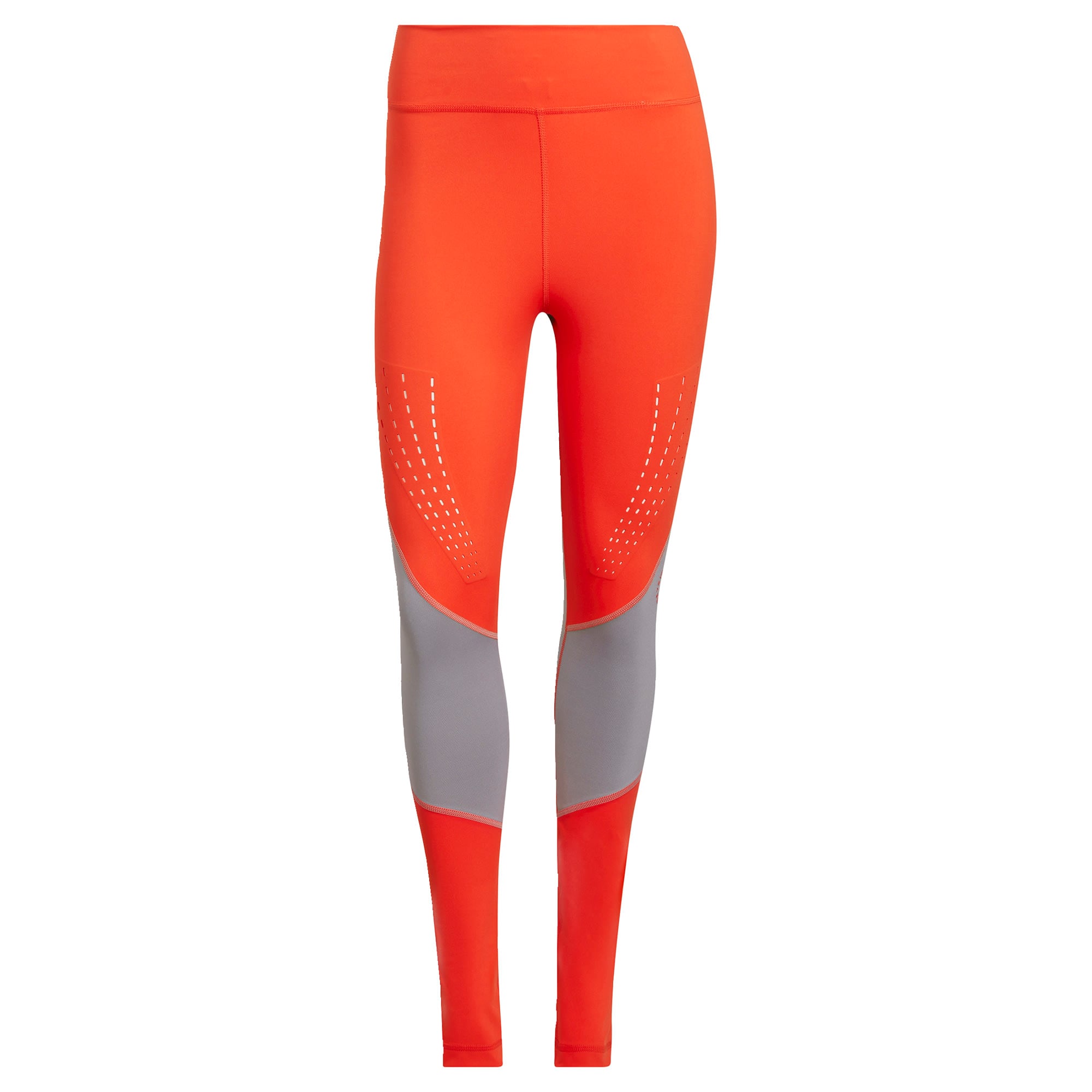 ADIDAS BY STELLA MCCARTNEY Športne hlače 'True Purpose'  siva / oranžna