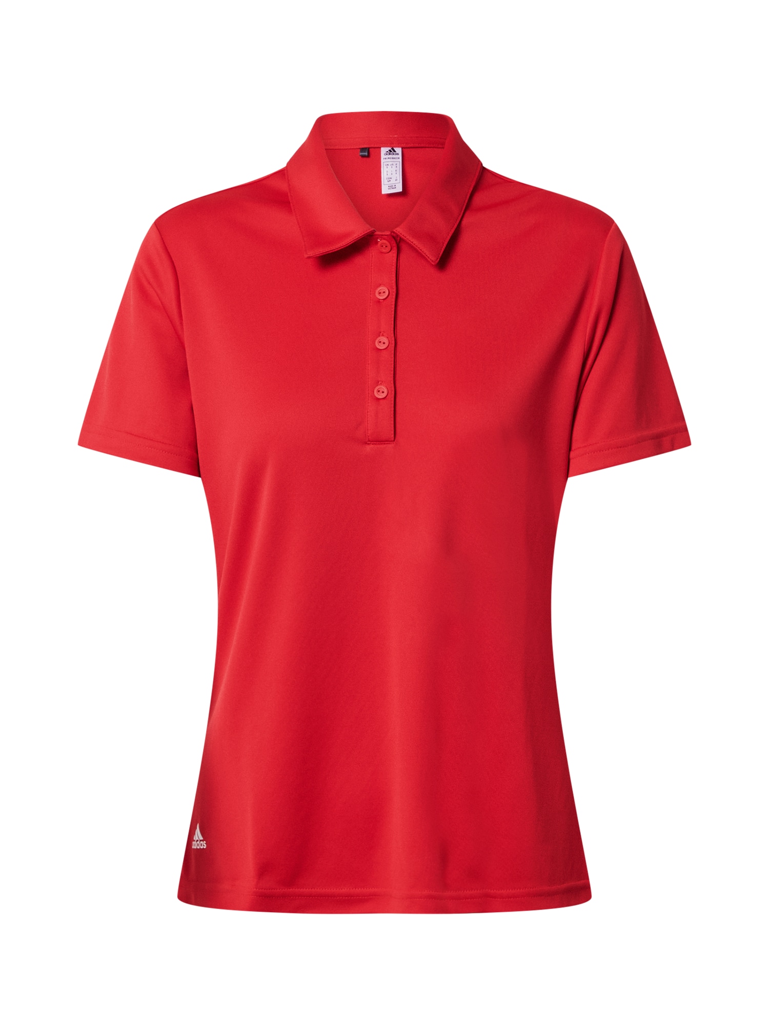 ADIDAS GOLF Funkcionalna majica  rdeča / bela