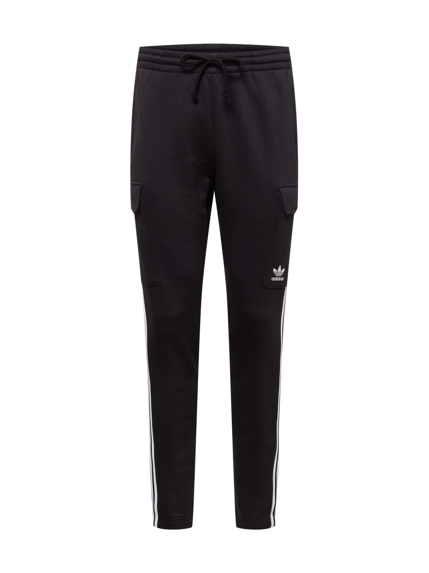 ADIDAS ORIGINALS Hlače  črna / bela
