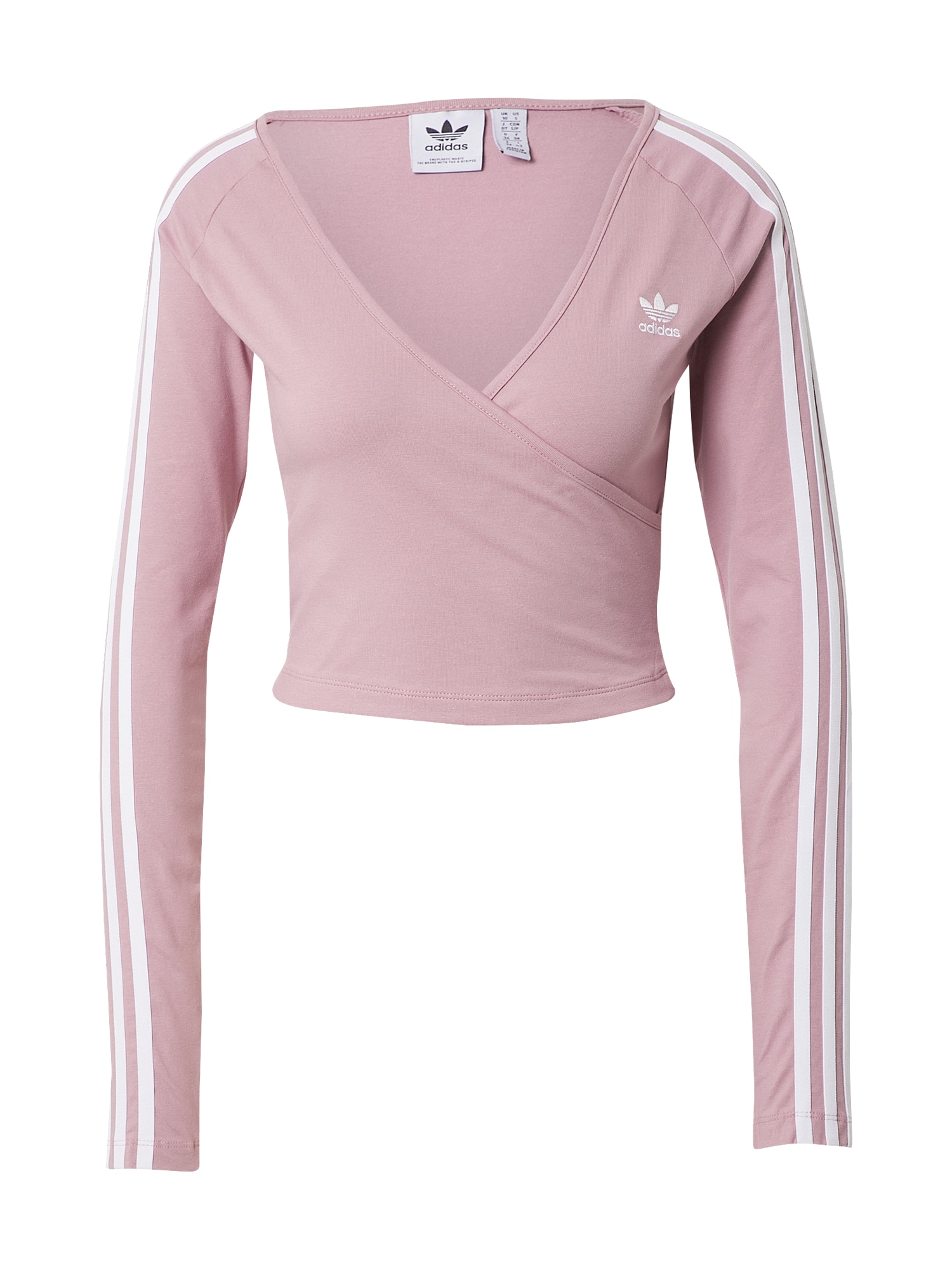ADIDAS ORIGINALS Majica  mauve / bela