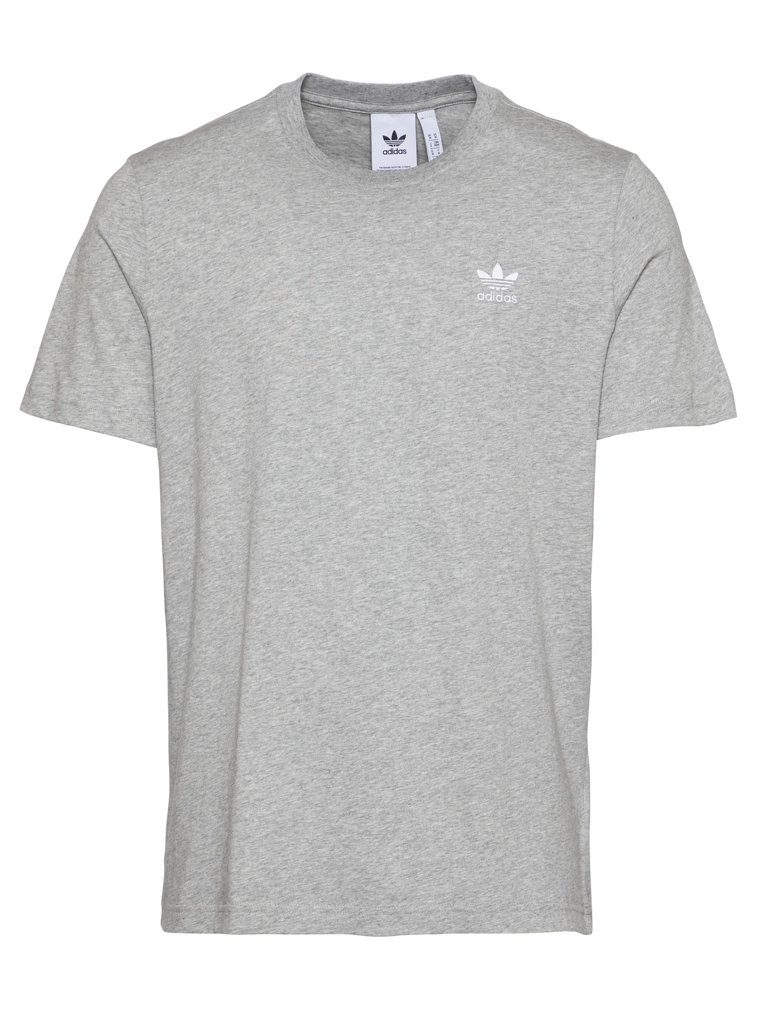 ADIDAS ORIGINALS Majica  pegasto siva / bela
