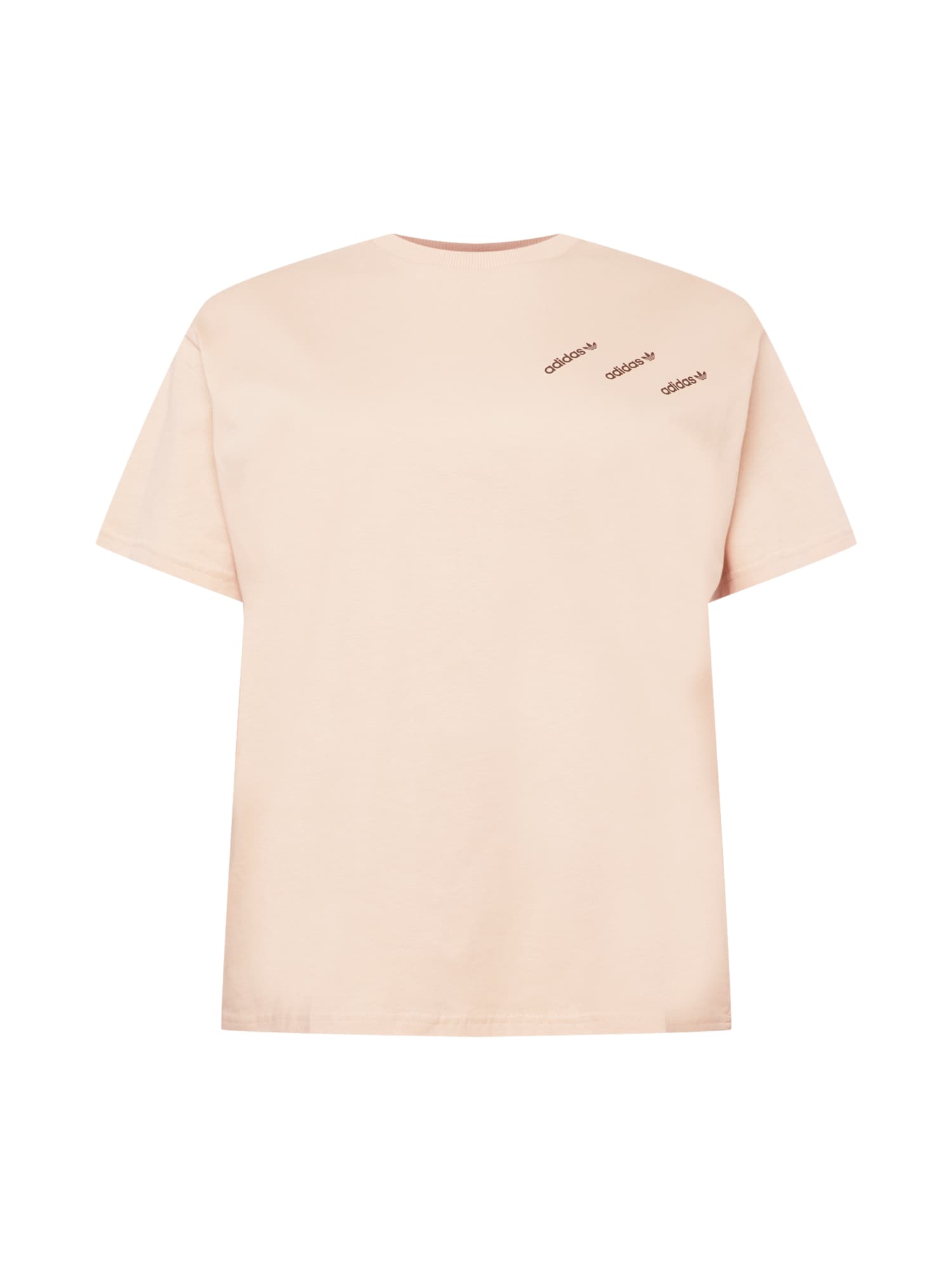 ADIDAS ORIGINALS Majica  puder / črna