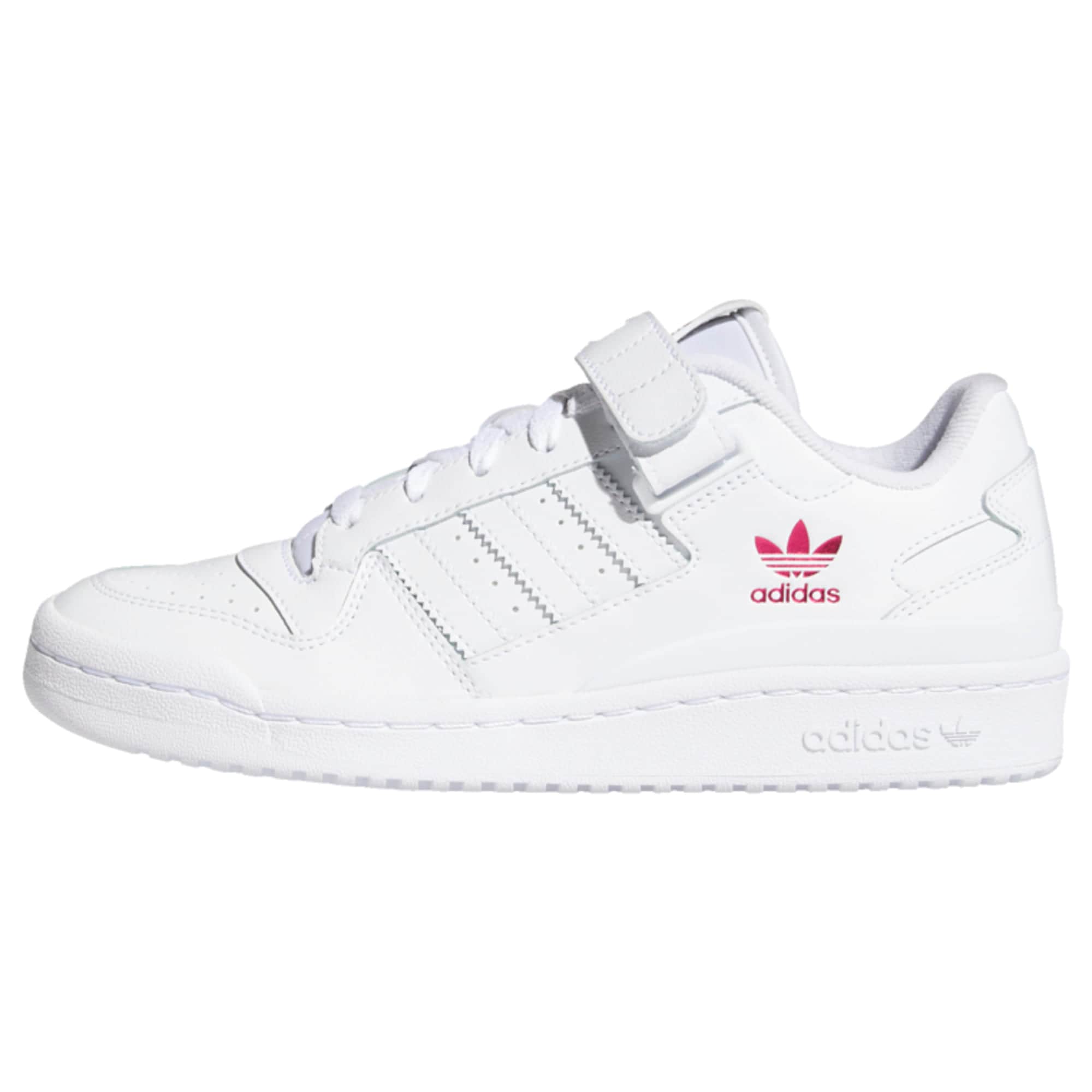 ADIDAS ORIGINALS Nizke superge 'Forum'  roza / bela