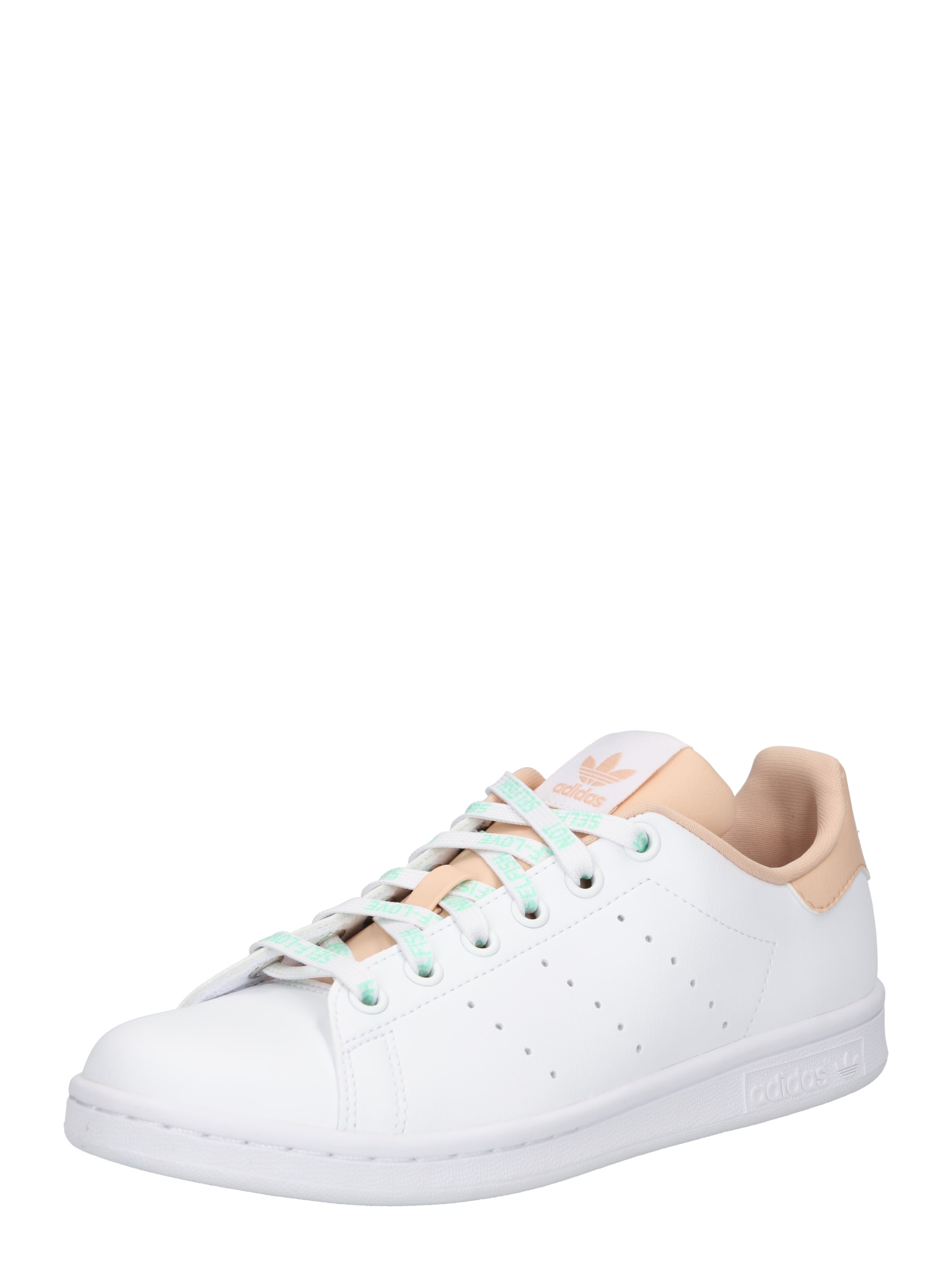 ADIDAS ORIGINALS Nizke superge 'STAN SMITH'  zelena / pastelno oranžna / bela