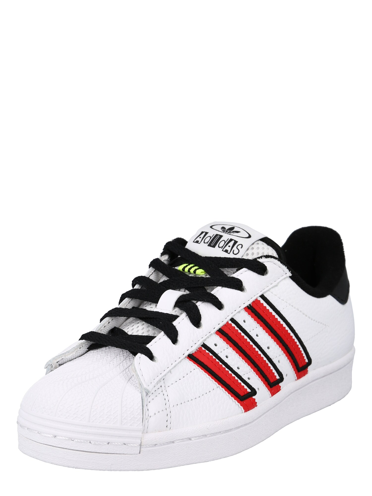 ADIDAS ORIGINALS Nizke superge 'Superstar'  ognjeno rdeča / črna / bela