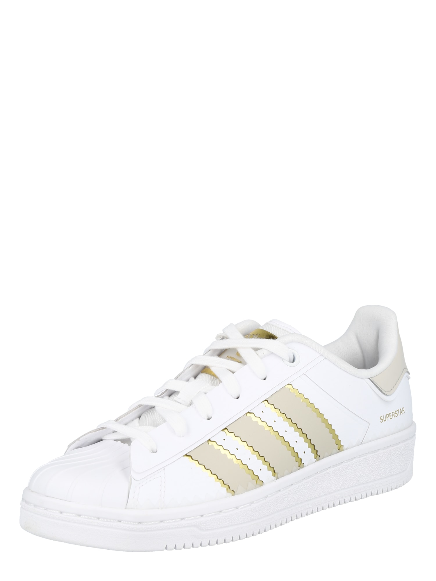 ADIDAS ORIGINALS Nizke superge 'Superstar'  zlata / bela