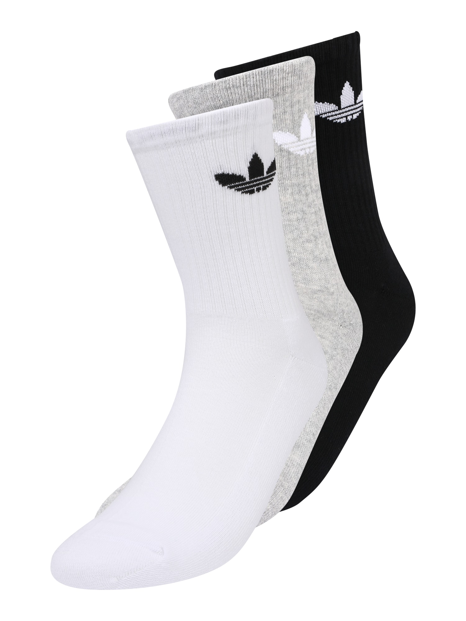 ADIDAS ORIGINALS Nogavice  pegasto siva / črna / bela